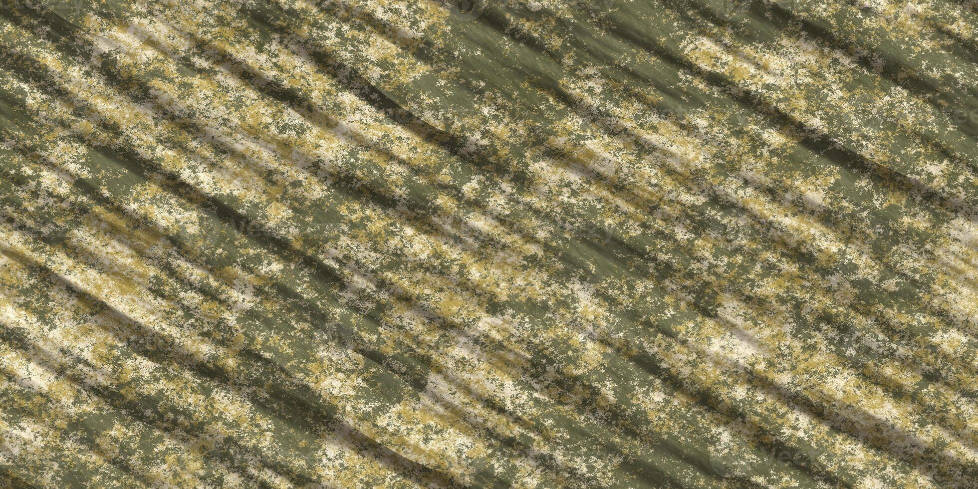 Green Army Camouflage Background. Military Camo Clothing Texture. Seamless Combat Uniform. photo