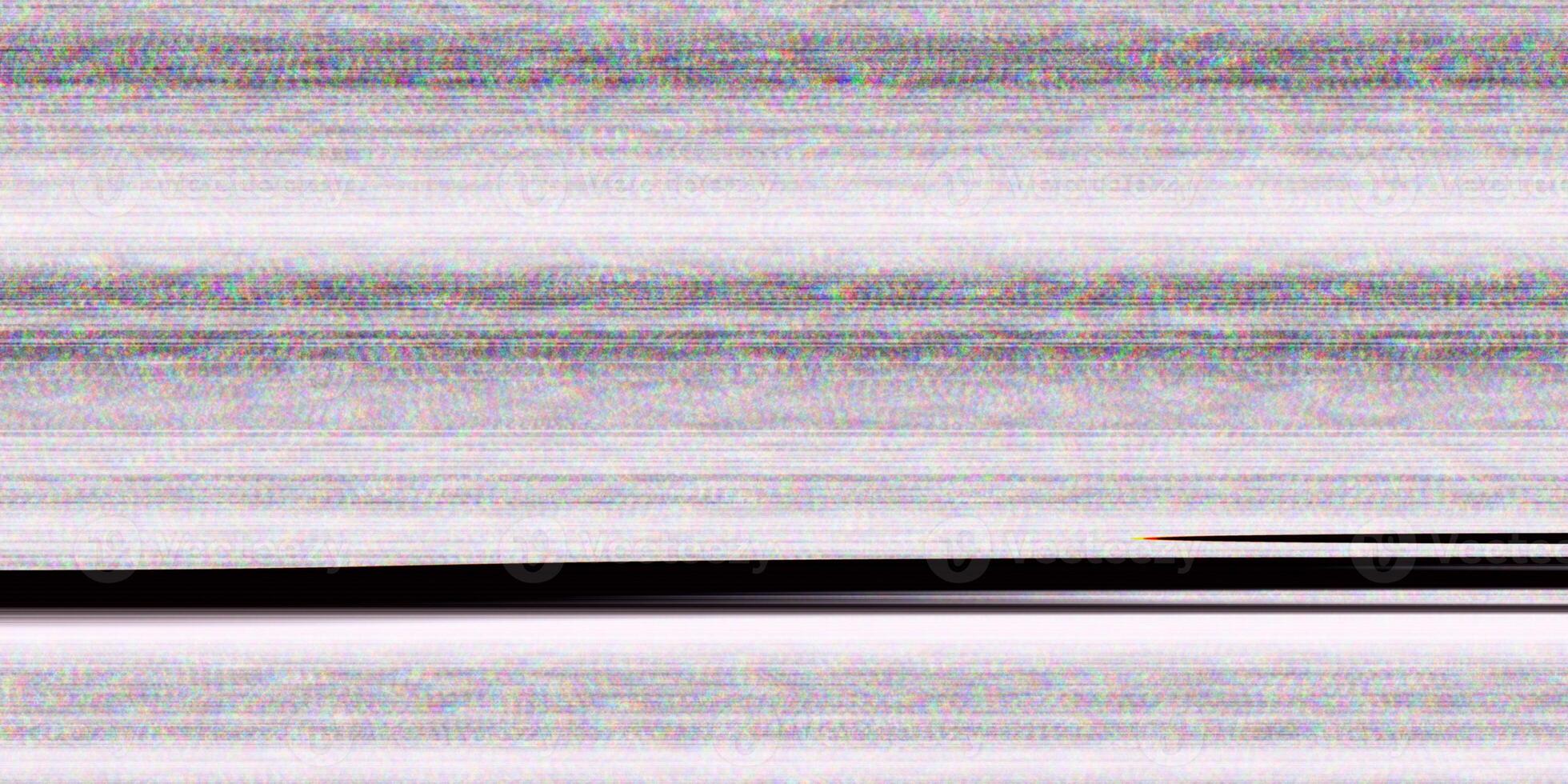 Screen Noise Texture. No Signal Display. Bad Tv Lines. photo