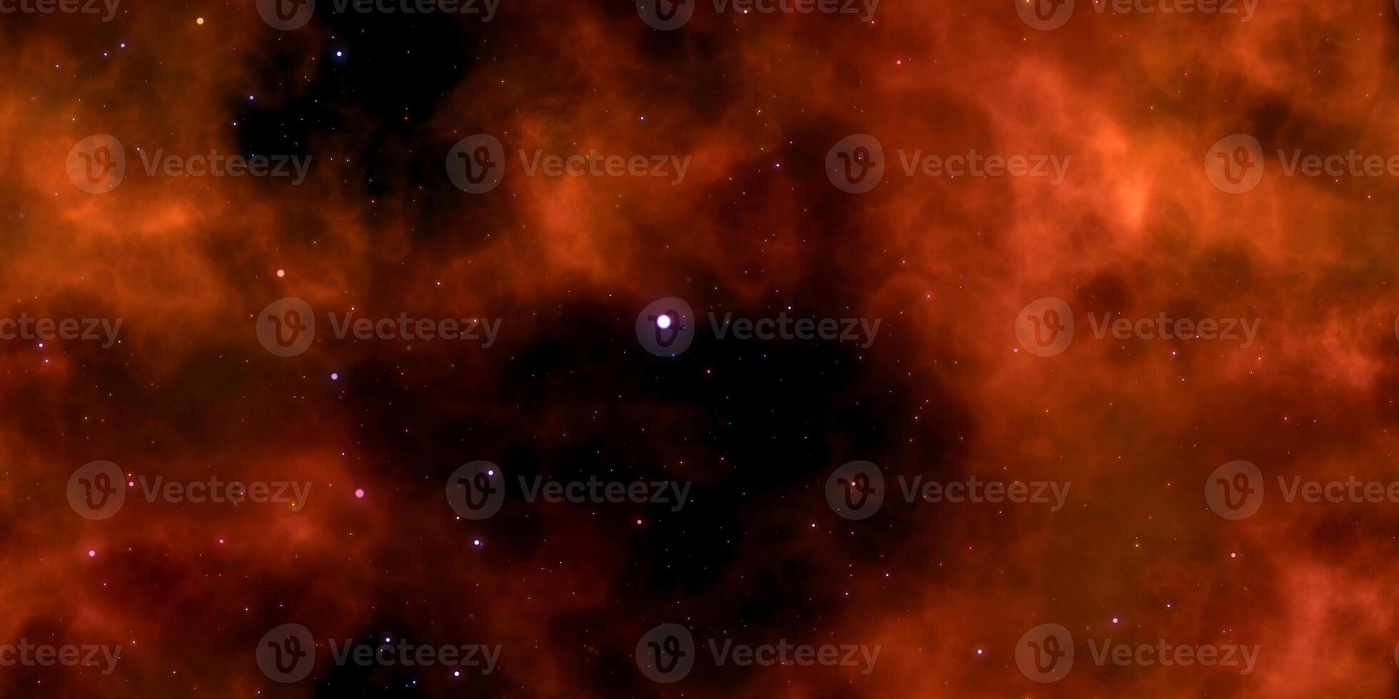 Dark Starry Clouds on Night Sky Galaxy Background. Abstract Cosmos Infinity Texture. 3D Rendering. 3D Illustration. photo