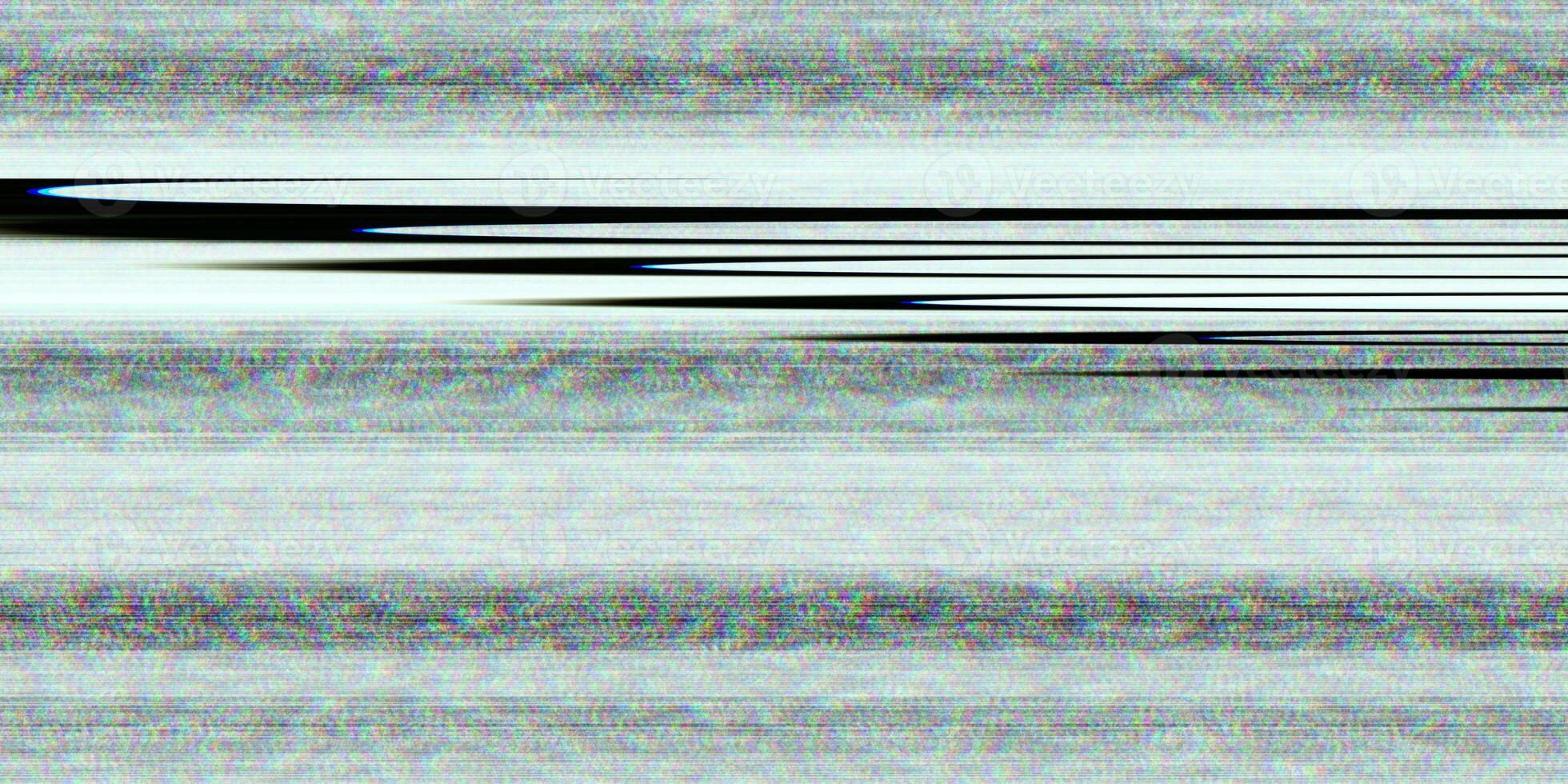 Television Glitch Background. Screen Noise Texture. No Signal Display. . photo