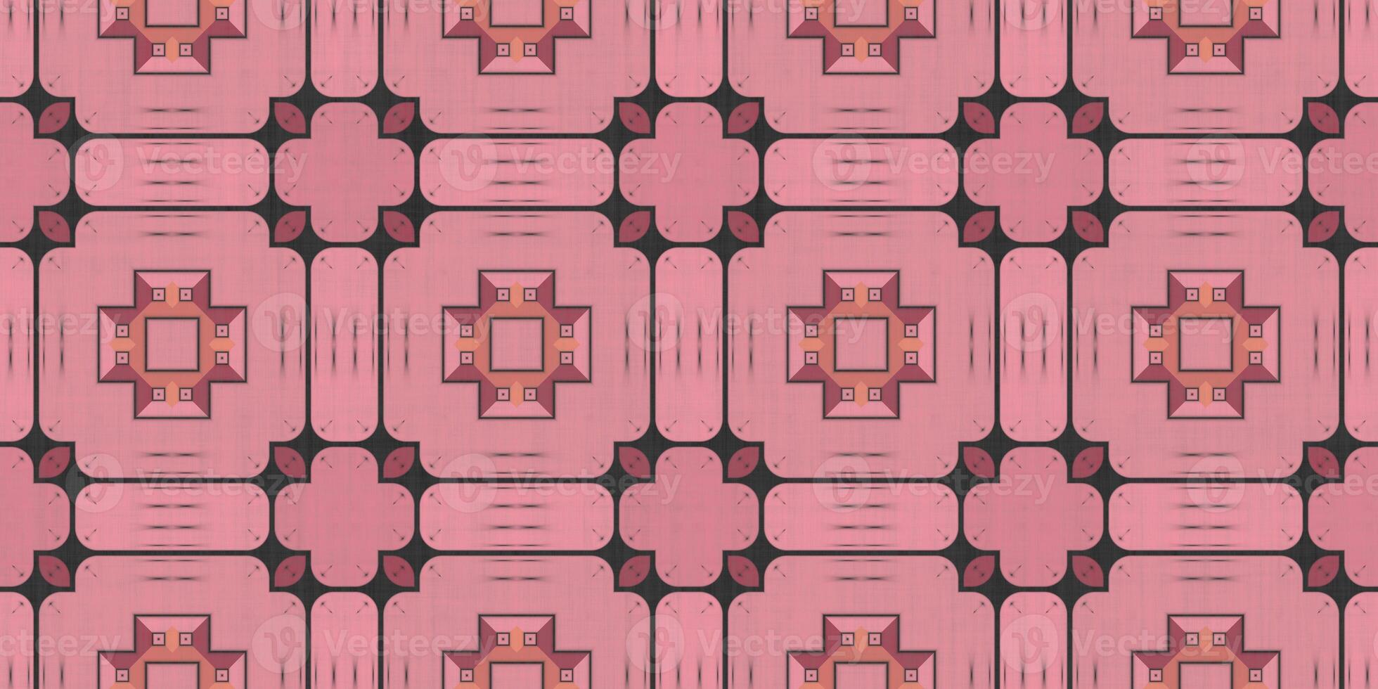 Seamless Geometrical Pattern Background. Geometry Kaleidoscope Shape Texture. photo
