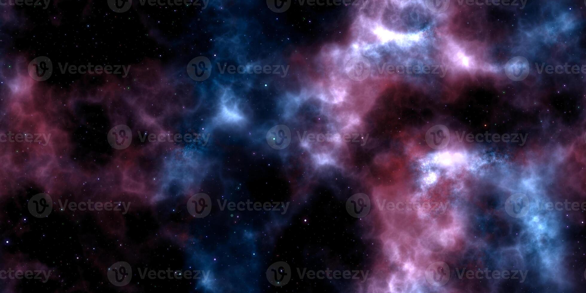 Starry Clouds on Night Sky Galaxy Background. Abstract Cosmos Infinity Texture. 3D Rendering. 3D Illustration. photo