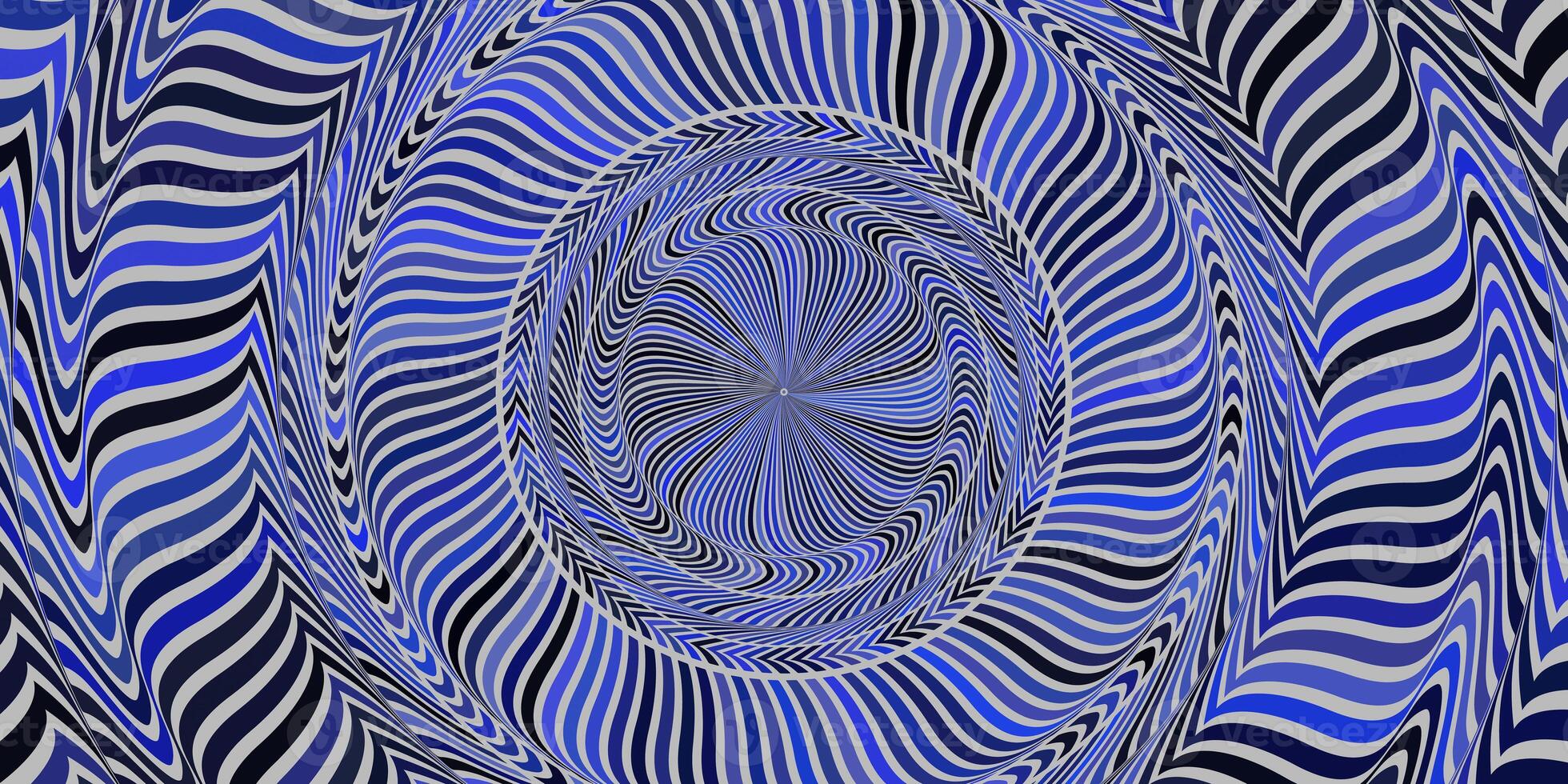 Blue Circles Art Action Background. Round Wheel Rhythm Backdrop. Center Concept. photo