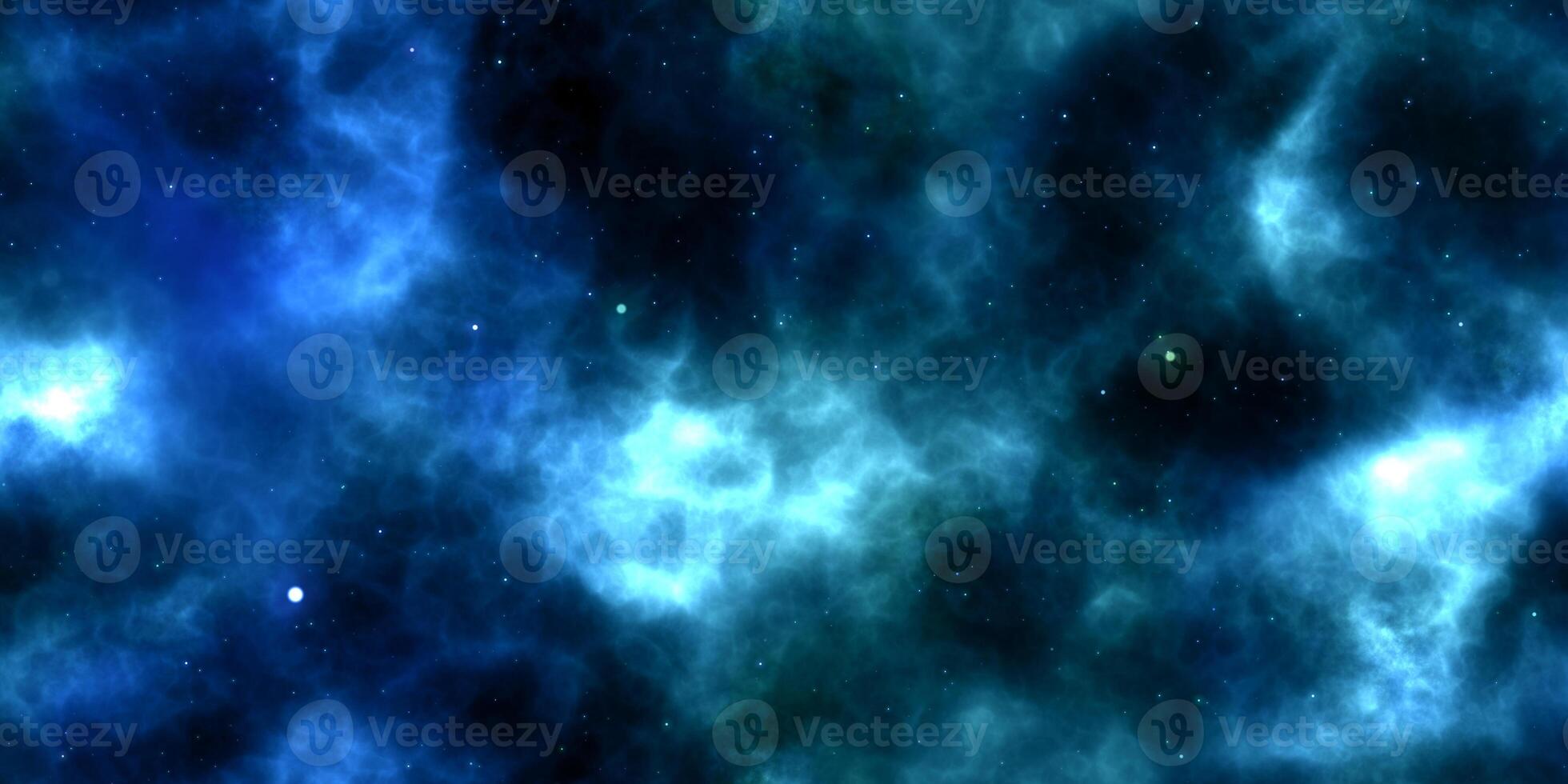 Light Blue Clouds on Night Sky Galaxy Background. Abstract Cosmos Infinity Texture. 3D Rendering. 3D Illustration. photo