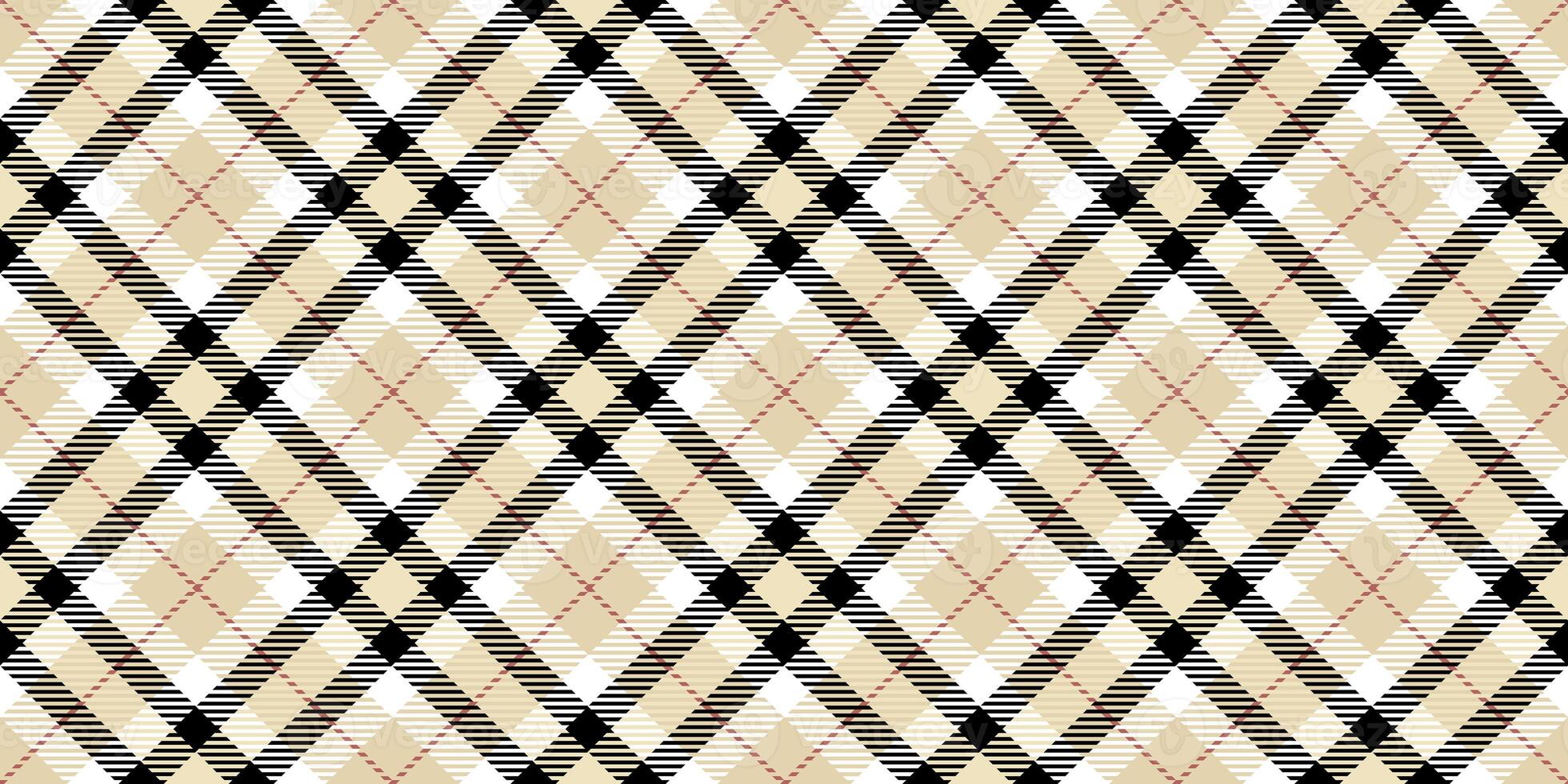 Elegant Seamless Checkered Rhombuses Pattern. Plaid Rug Background. Tartan Texture. photo