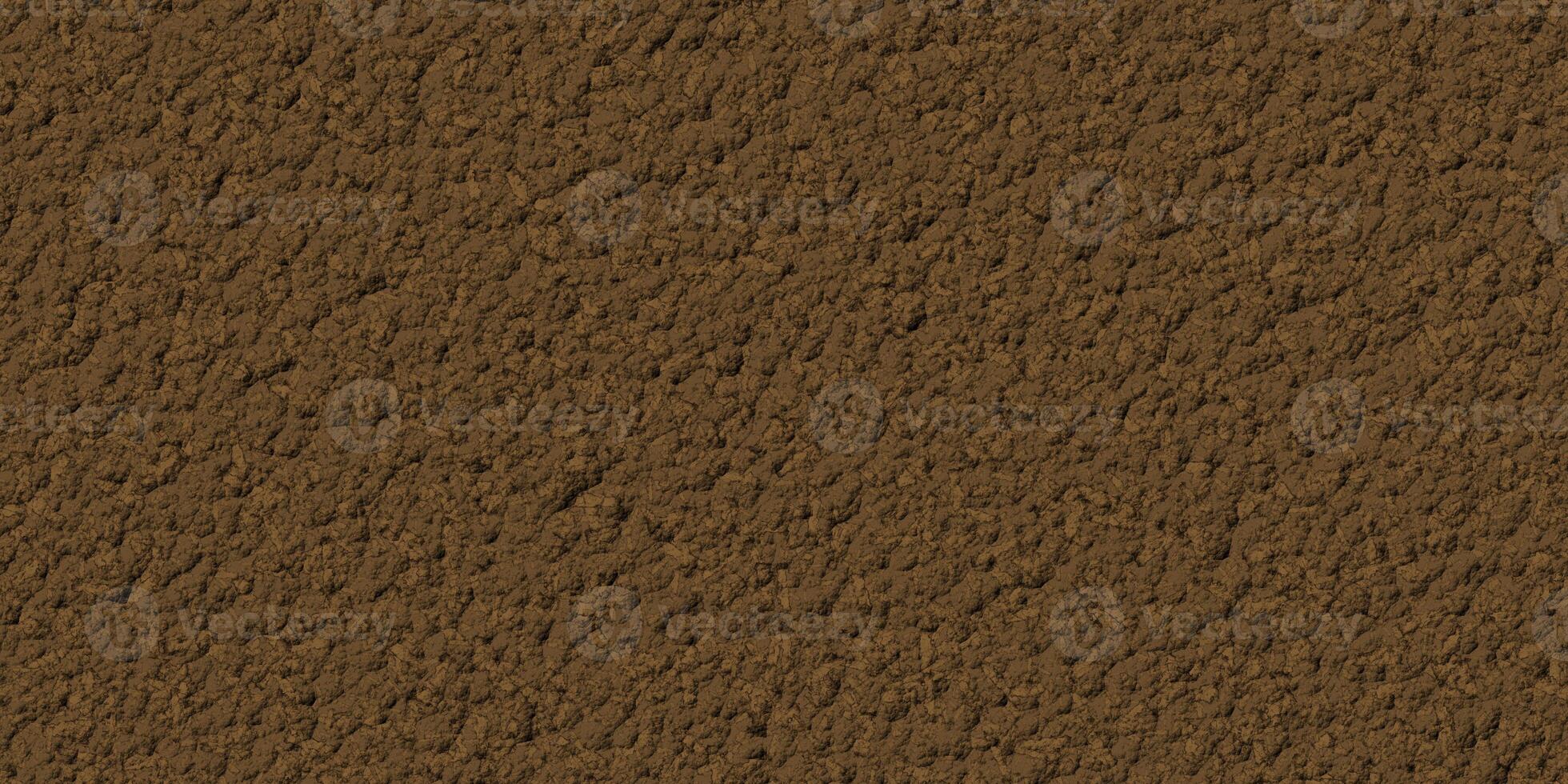 Sod illustration backdrop. Earth pattern. Seamless ground texture. Soil background. Dirt surface. photo