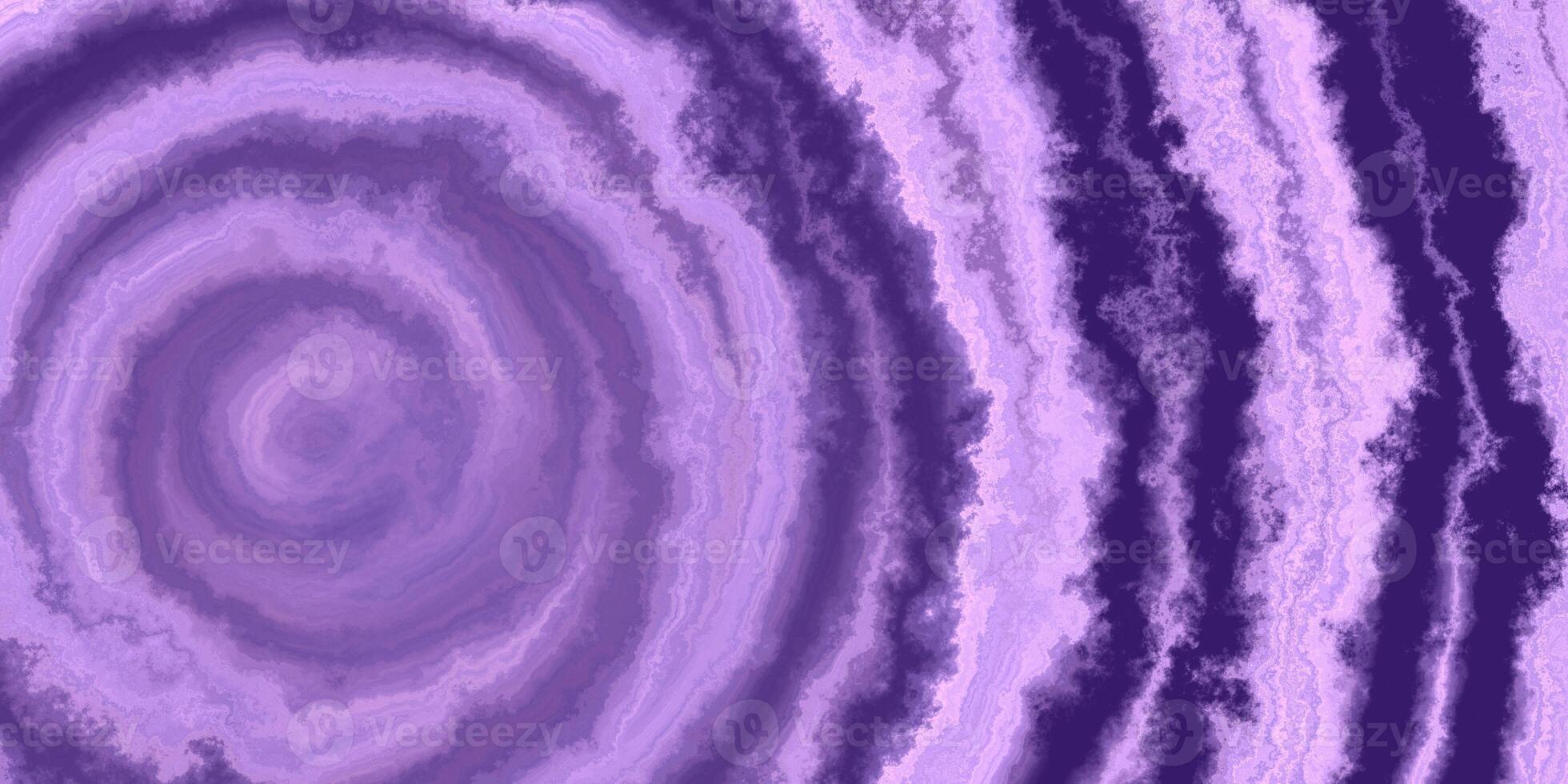 Violet Agate Mineral Texture. Stripe Circles Stone Pattern Surface Background. photo