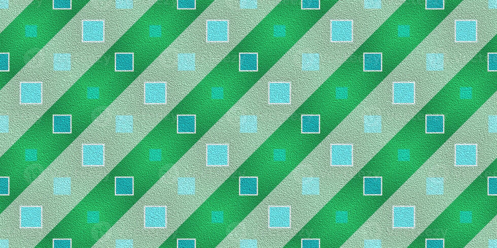 Blue Green Seamless Modern Maya Pattern Background. Geometric Ethnic Ornament Texture. Aztec Decorative Backdrop. photo