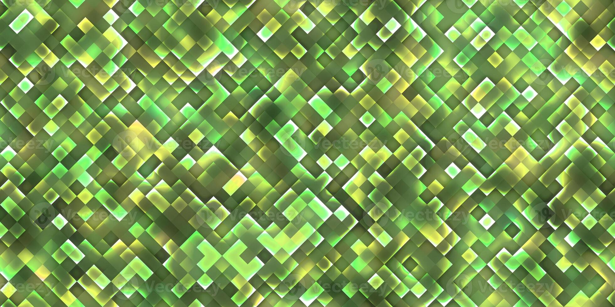 Military Camouflage Seamless Bright Square Background. Colorful Mosaic Grid Lights Texture. Beautiful Modern Geometric Graphic Design. photo