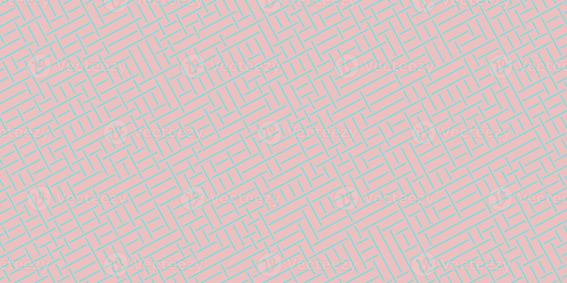Light Pink Blue Seamless Outline Labyrinth Background. Maze Path Puzzle Concept. photo