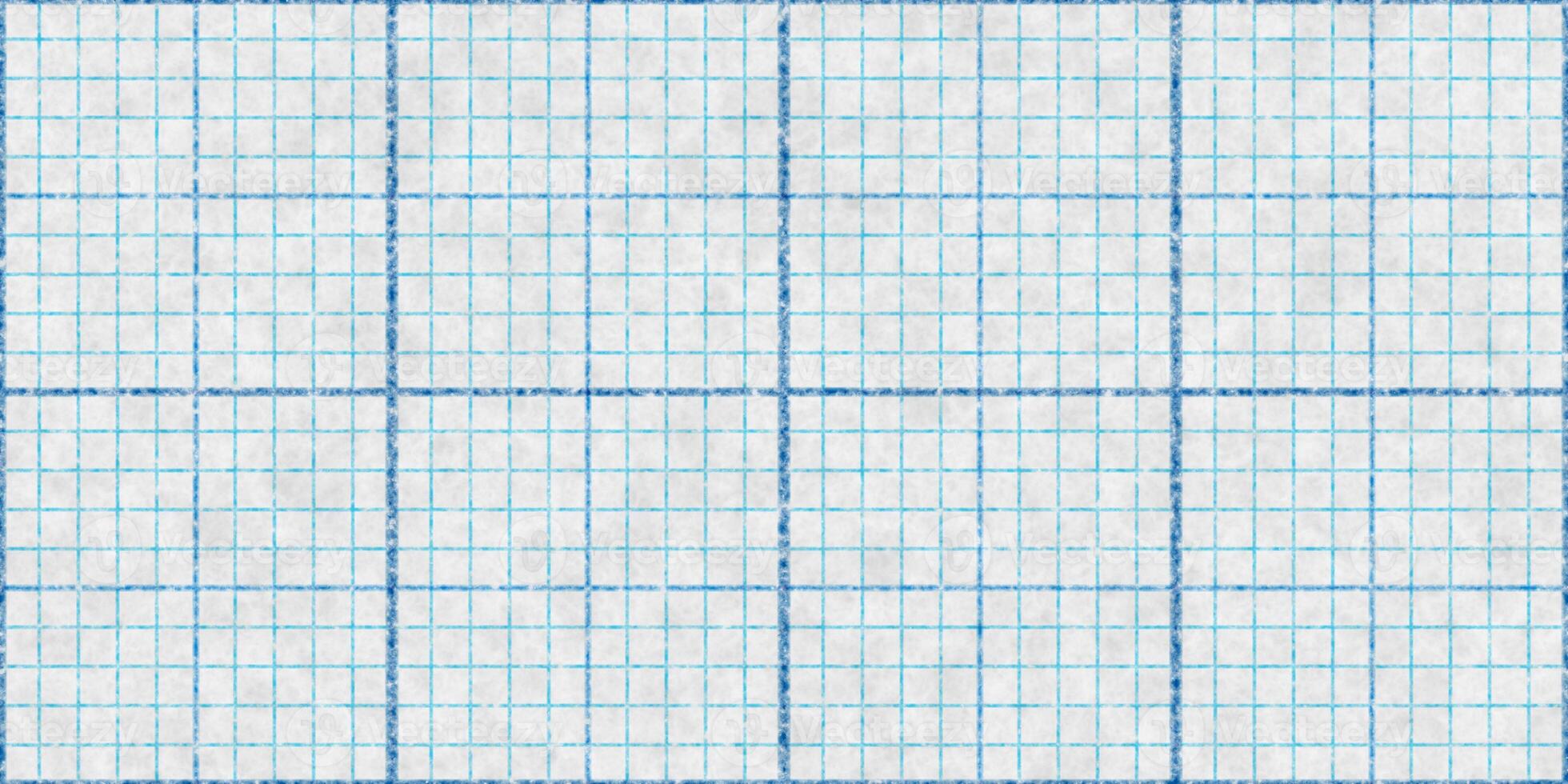 Blue Seamless Millimeter Paper Background. Tiling Graph Grid Texture. Empty Lined Pattern. photo