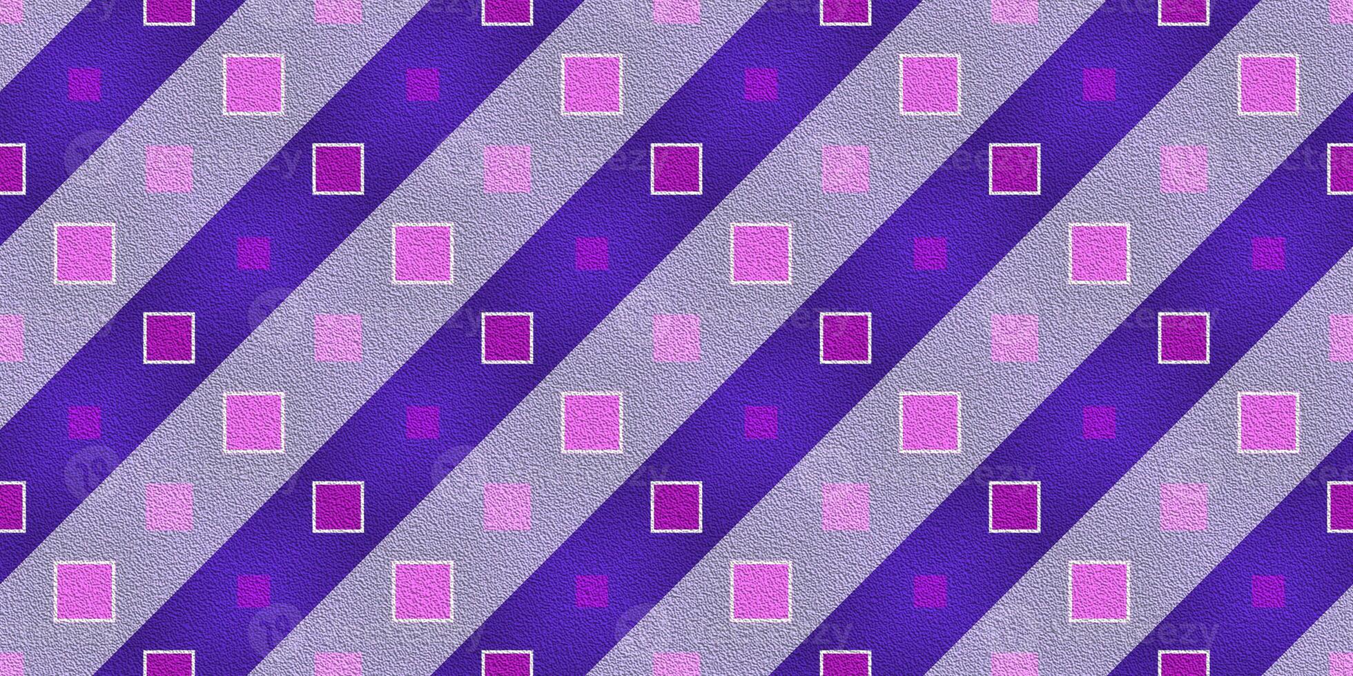 Stripe Lilac Violet Seamless Modern Maya Pattern Background. Geometric Ethnic Ornament Texture. Aztec Decorative Backdrop. photo