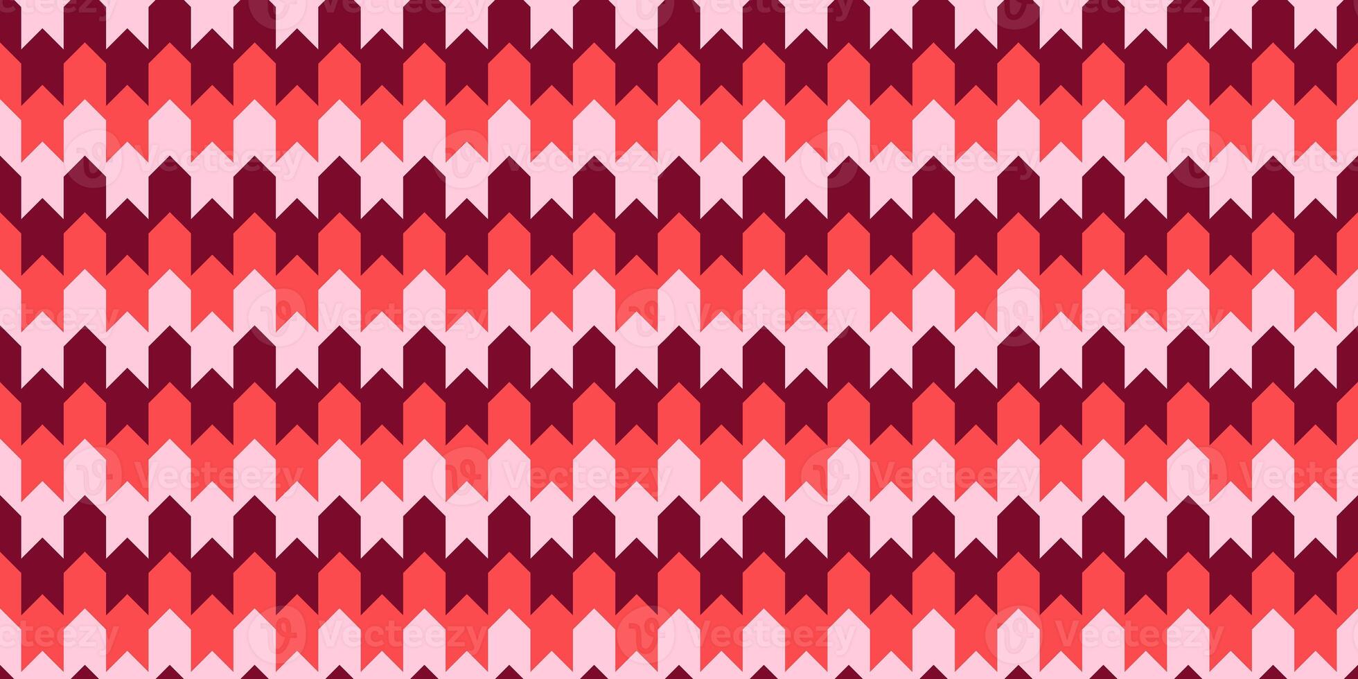 Red Scarlet Chevron Geometry Background. Seamless Zigzag Texture. Modern Striped Pattern. photo