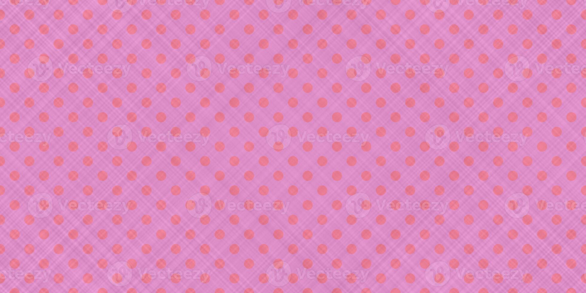 Pink Dotty Pattern Background. Dotted Canvas Texture. Burlap Backdrop. photo