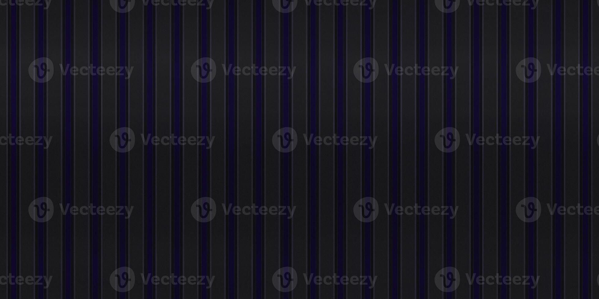 Blue Gray Seamless Suit Textile Background. Stripe Business Cloth Texture. Tiling Strong Tissue Backdrop. photo