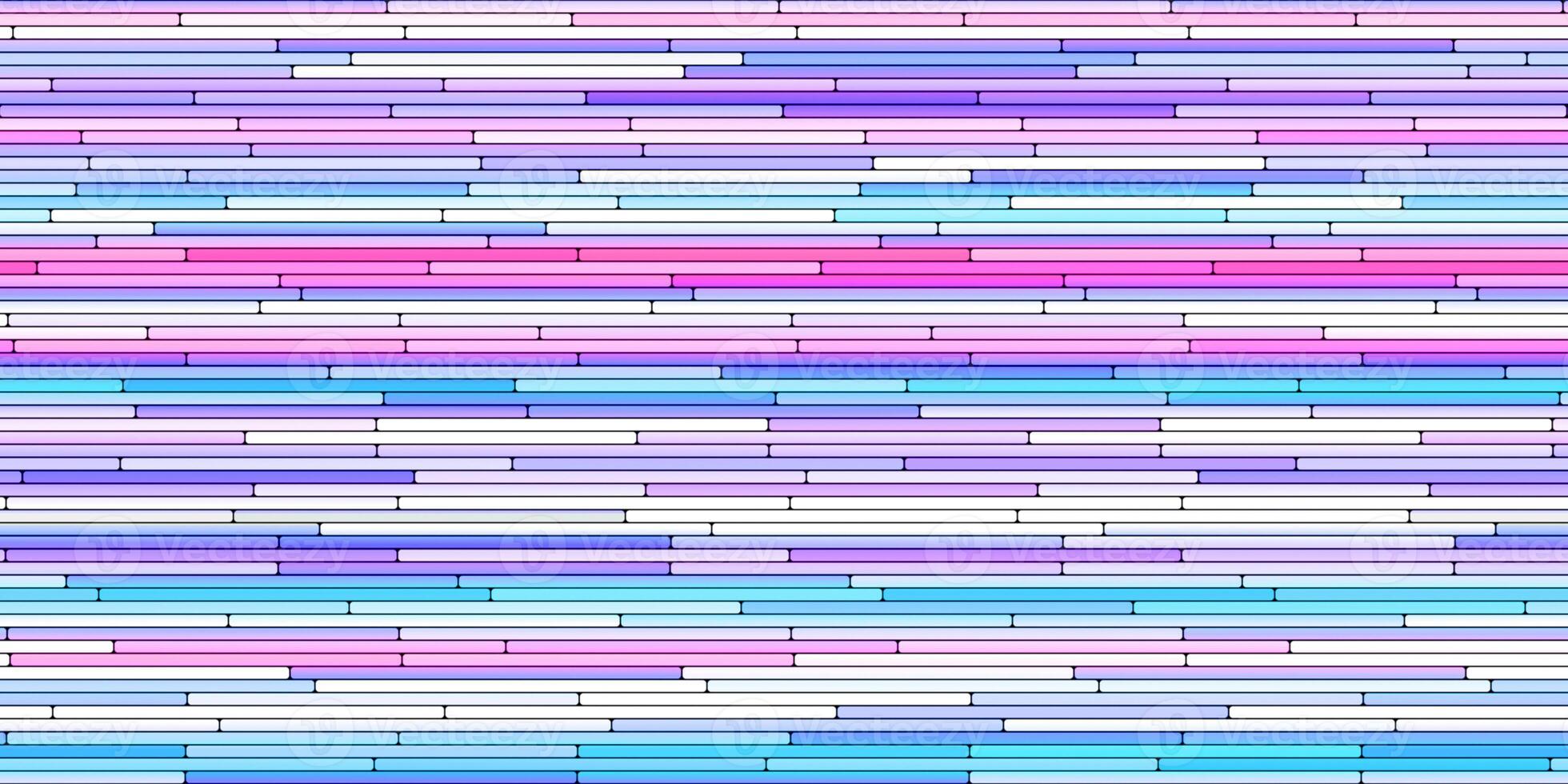 Light Lilac Blue Random Line Sections Background. Colorful Along Segments Texture. Abstract Color Layered Horizontal Cells. photo