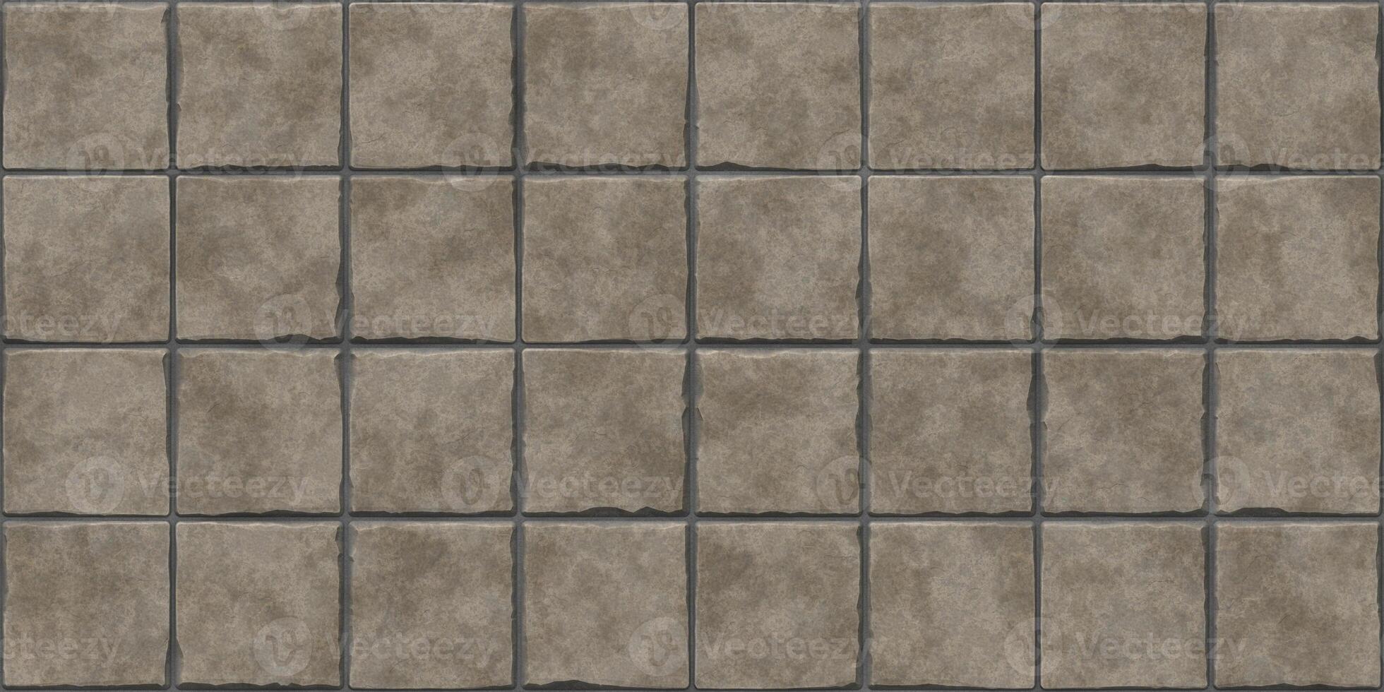 Aged Stone Tiles Seamless Texture photo