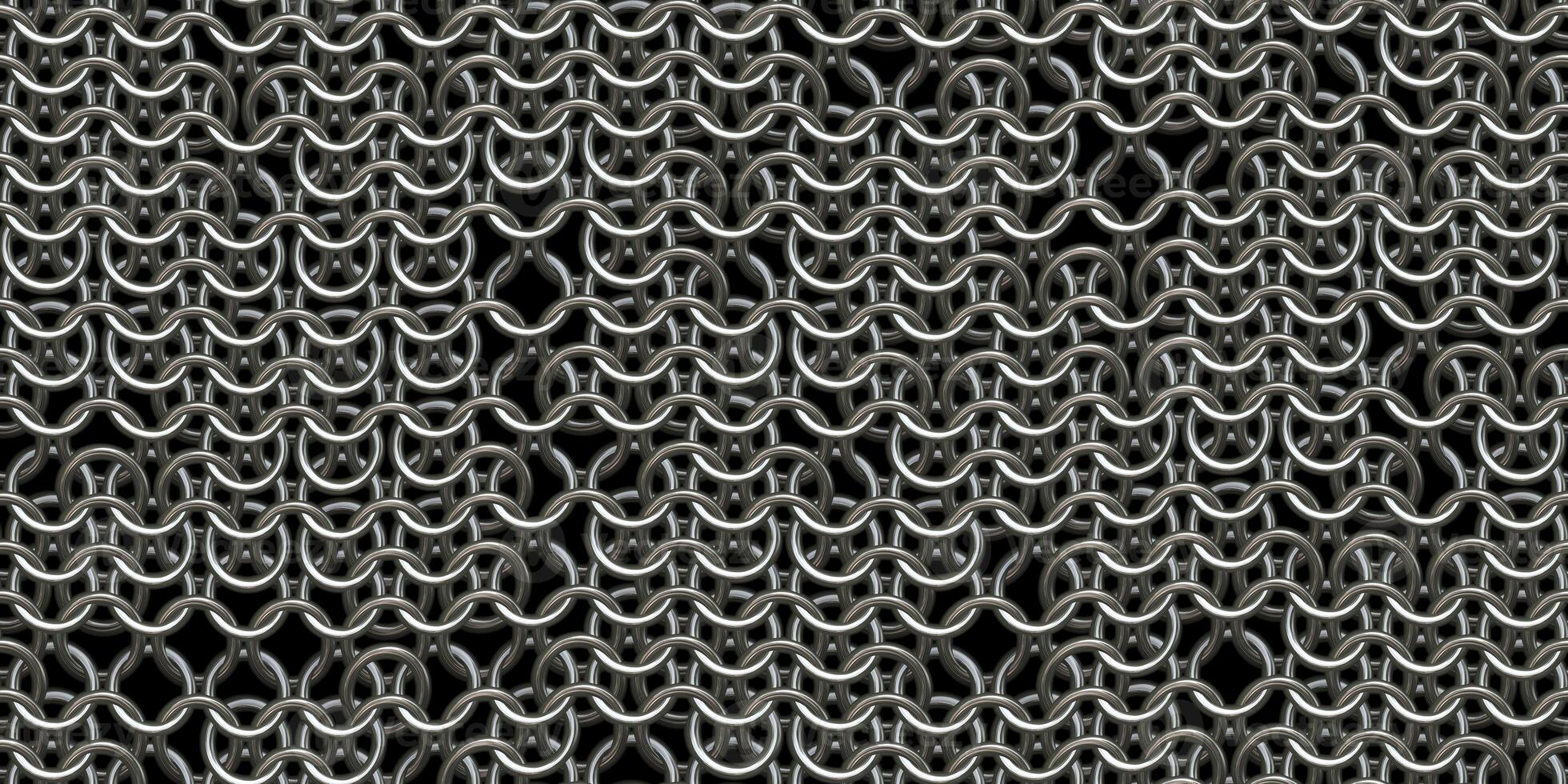 Seamless Chain Mail Texture photo