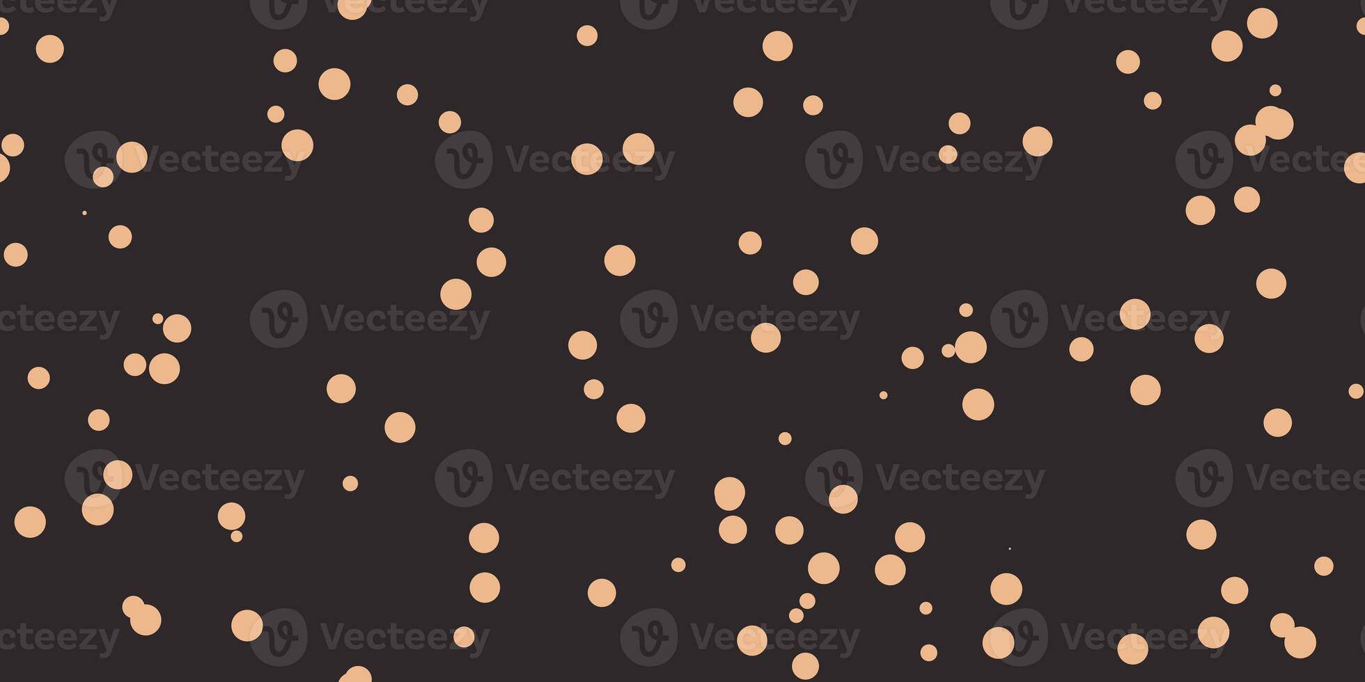 Beige Brown Shambolic Bubbles Backgrounds. Seamless Artistic Random Dots Texture. Chaotic Bright Dots Backdrop. photo