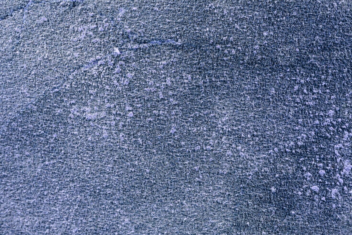 Dark Blue Sandpaper Texture. Rough Grit Abrasive Background. Used Grain Emery Backdrop. photo