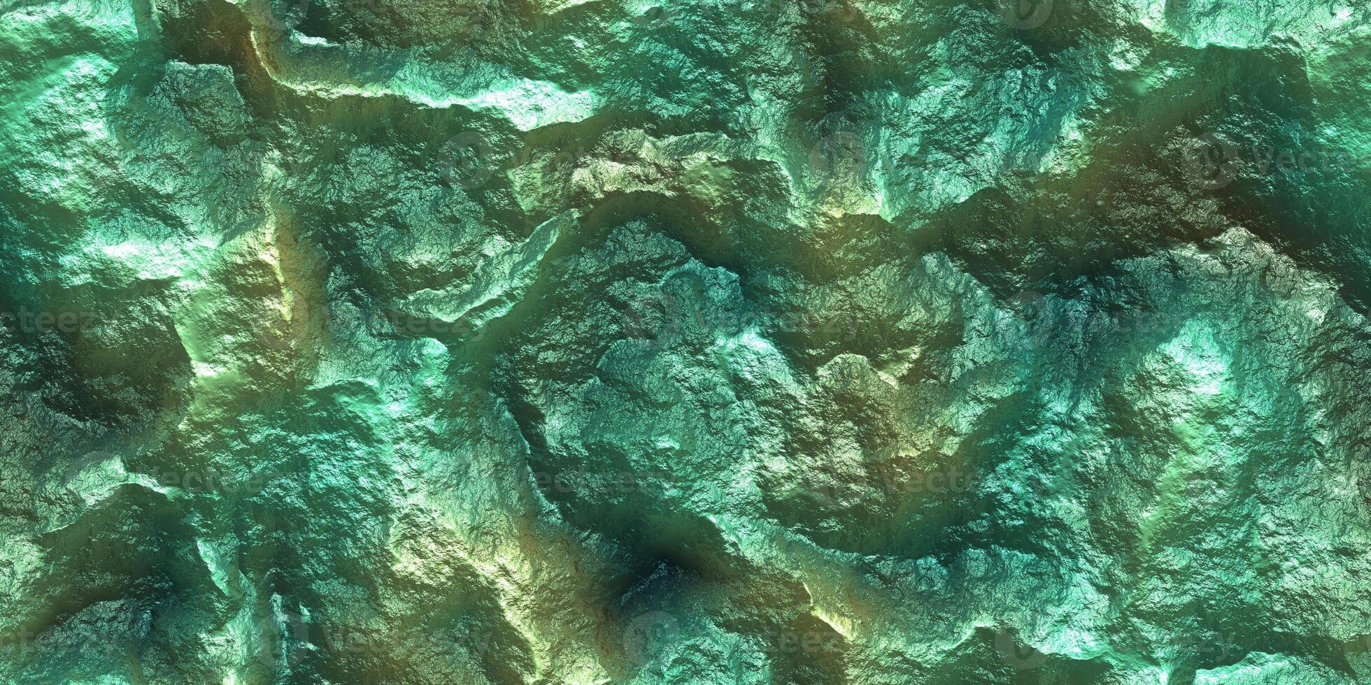 Gold Metallic Ore Sparkles Backdrop. Shine Stone Mineral Surface. Metal Paint Rock Shining Background. Painted Cliff Glows Texture. photo