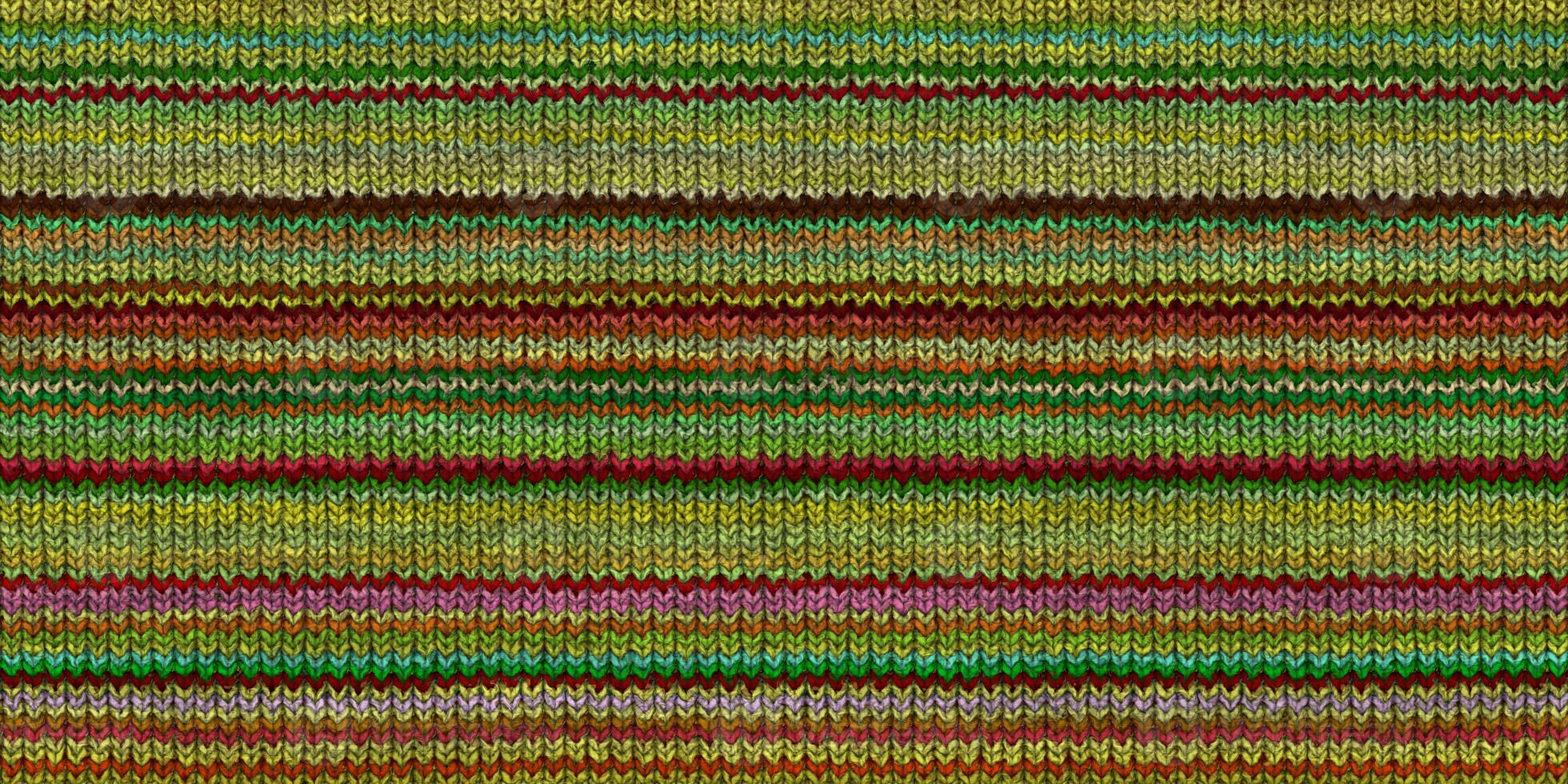 Lime Red Knitted Weaving Background. Wool Knitwear Cotton Texture. Fabric Material Cloth Backdrop. photo