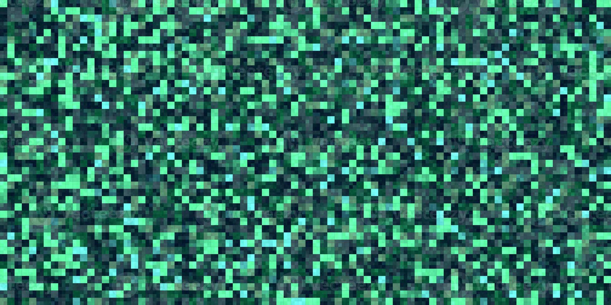 Dee Sea Green Tiling Colored Squares. Colorful mosaic texture. Bright filling geometric backdrop. Seamless Backgrounds. photo