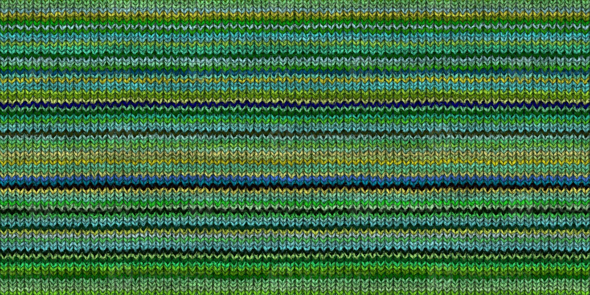 Lime Green Striped Knitted Weaving Background. Wool Knitwear Cotton Texture. Fabric Material Cloth Backdrop. photo