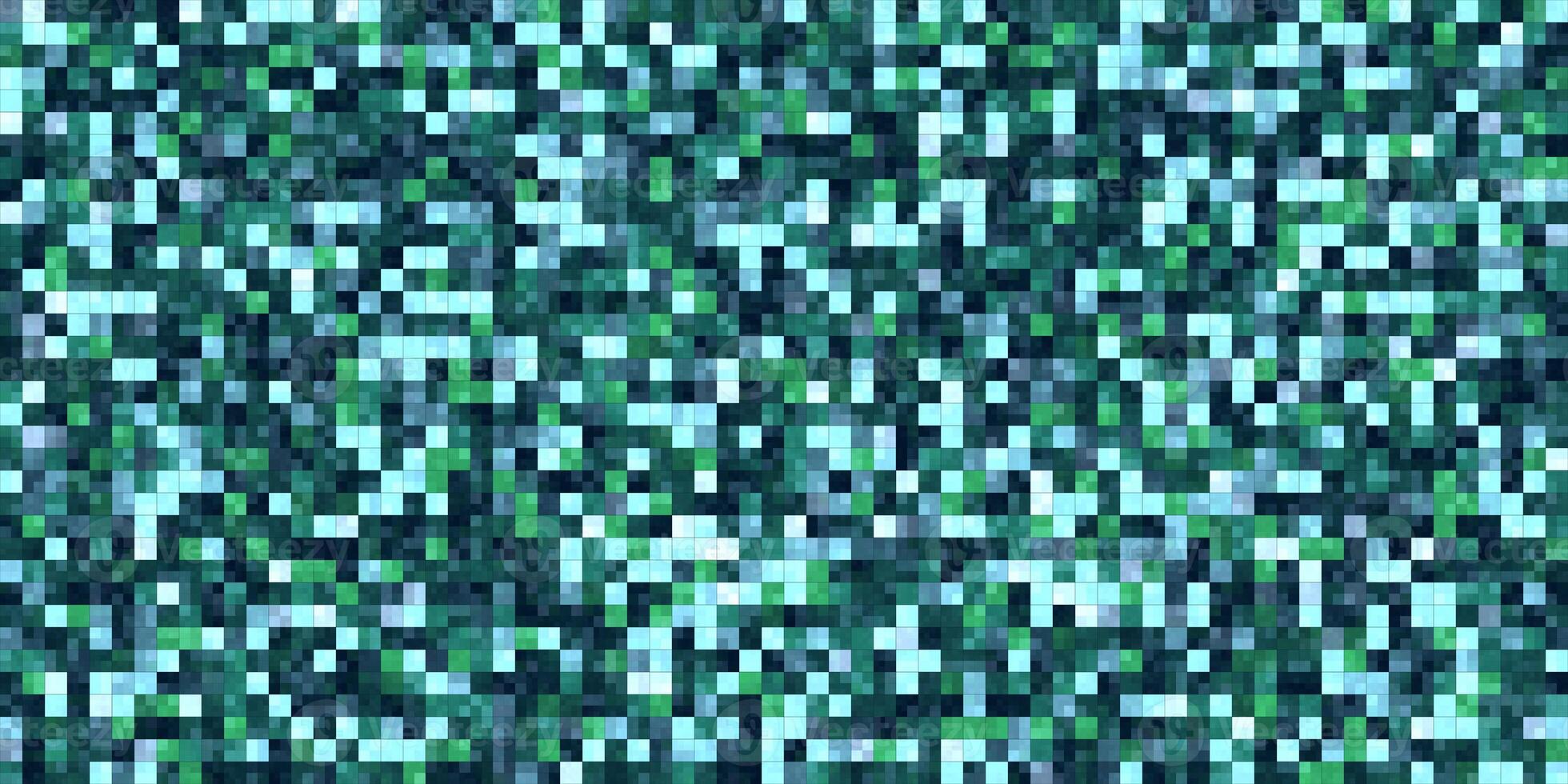 Dee Sea Blue Tiling Colored Squares. Colorful mosaic texture. Bright filling geometric backdrop. Seamless Backgrounds. photo
