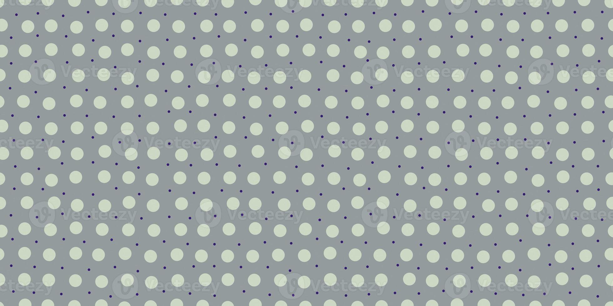 Light Gray Dots Pattern Background. Retro Circles Backdrop. Balls Texture. photo
