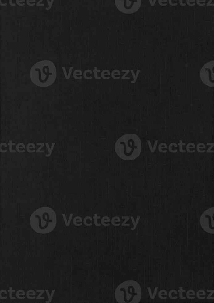 Linen black paper corrugated texture background. photo