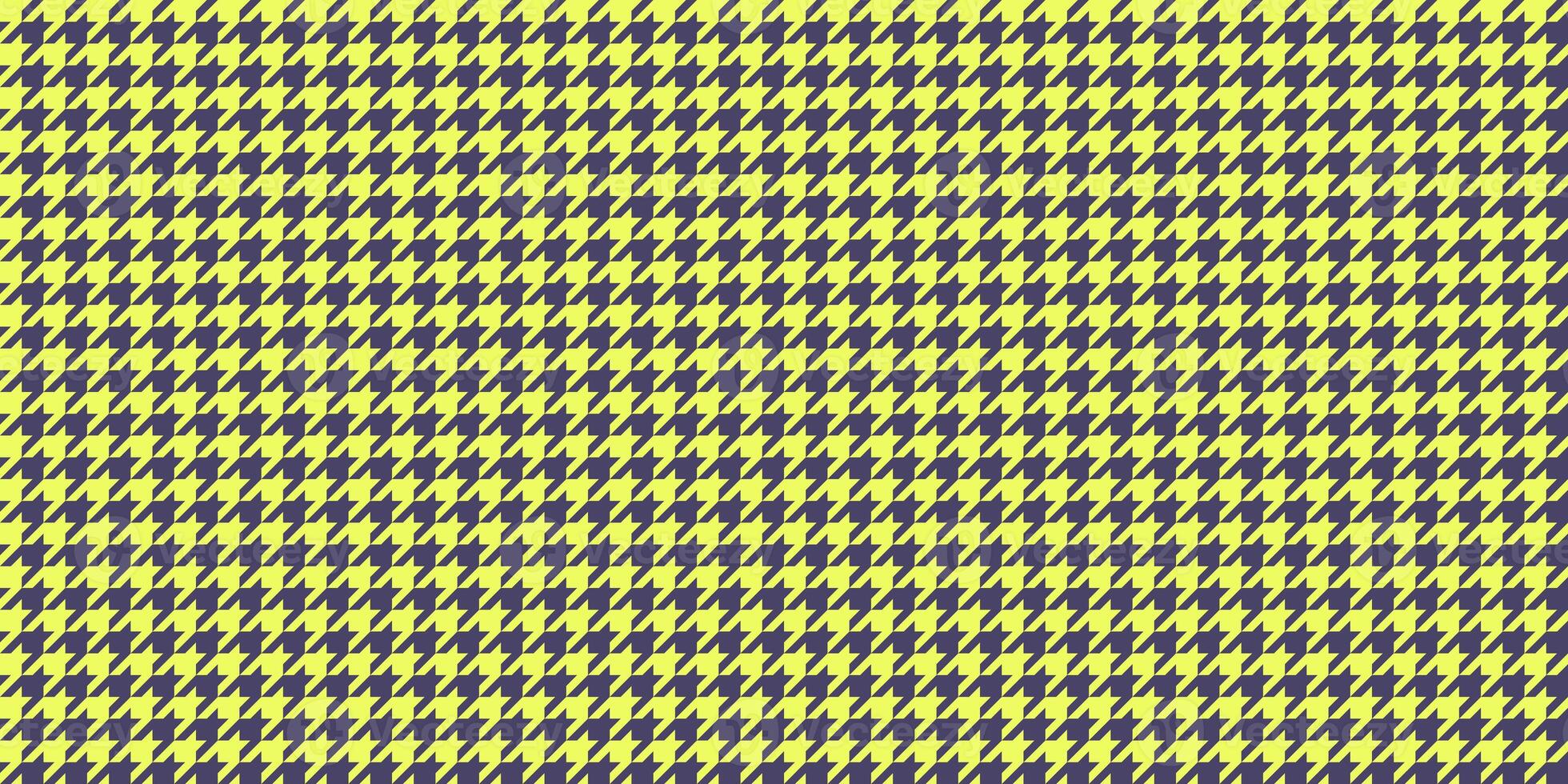 Yellow Grey Seamless Houndstooth Pattern Background. Traditional Arab Texture. Fabric Textile Material. photo