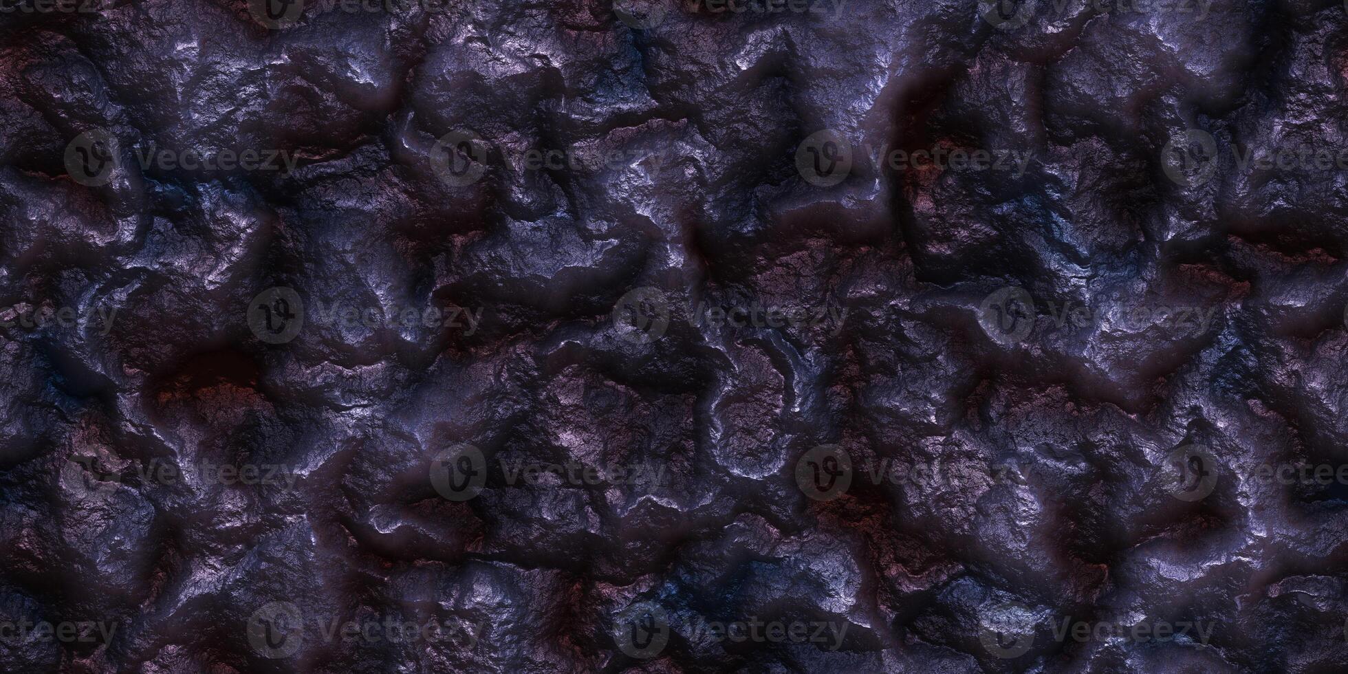 Dark Metallic Ore Sparkles Backdrop. Shine Stone Mineral Surface. Metal Paint Rock Shining Background. Painted Cliff Glows Texture. photo