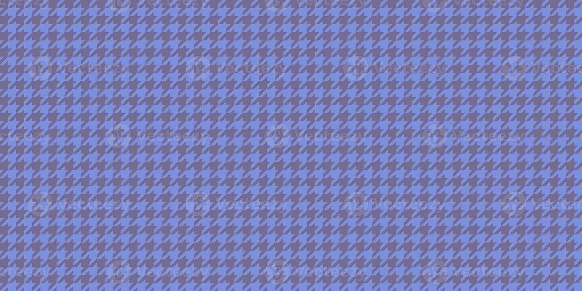 Dark Indigo Violet Seamless Houndstooth Pattern Background. Traditional Arab Texture. Fabric Textile Material. photo