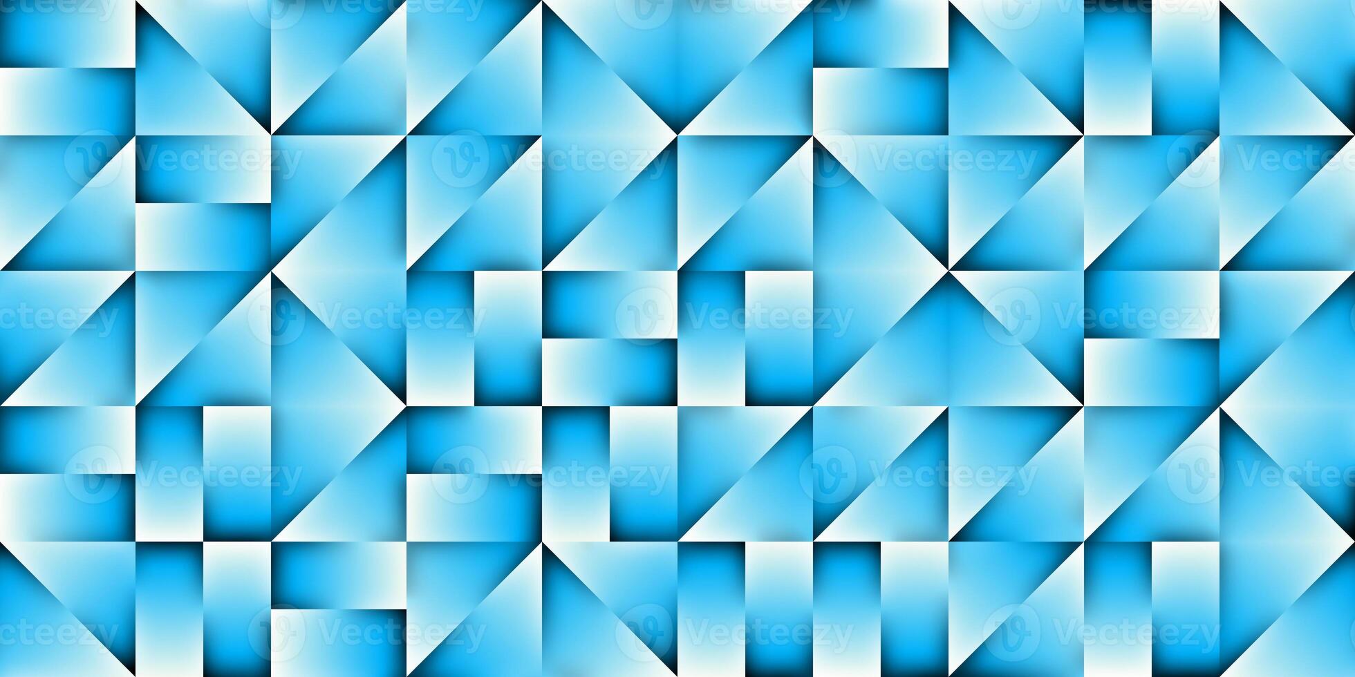 Blue Modern Random Filling Geometric Shapes Pattern Background Texture. photo