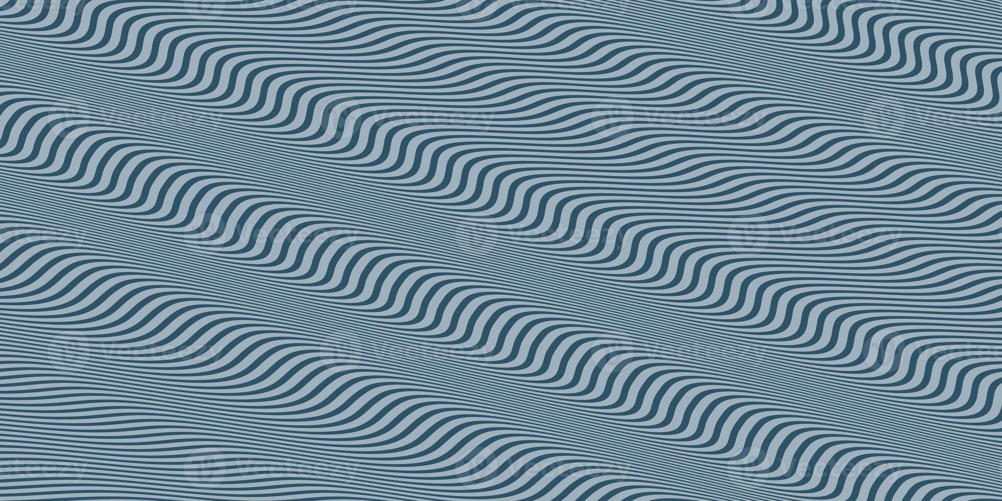 Grey Seamless Hypnotic Waves Background. Stylish Colorful Ripples Texture. Dynamic Modern Backdrop. photo