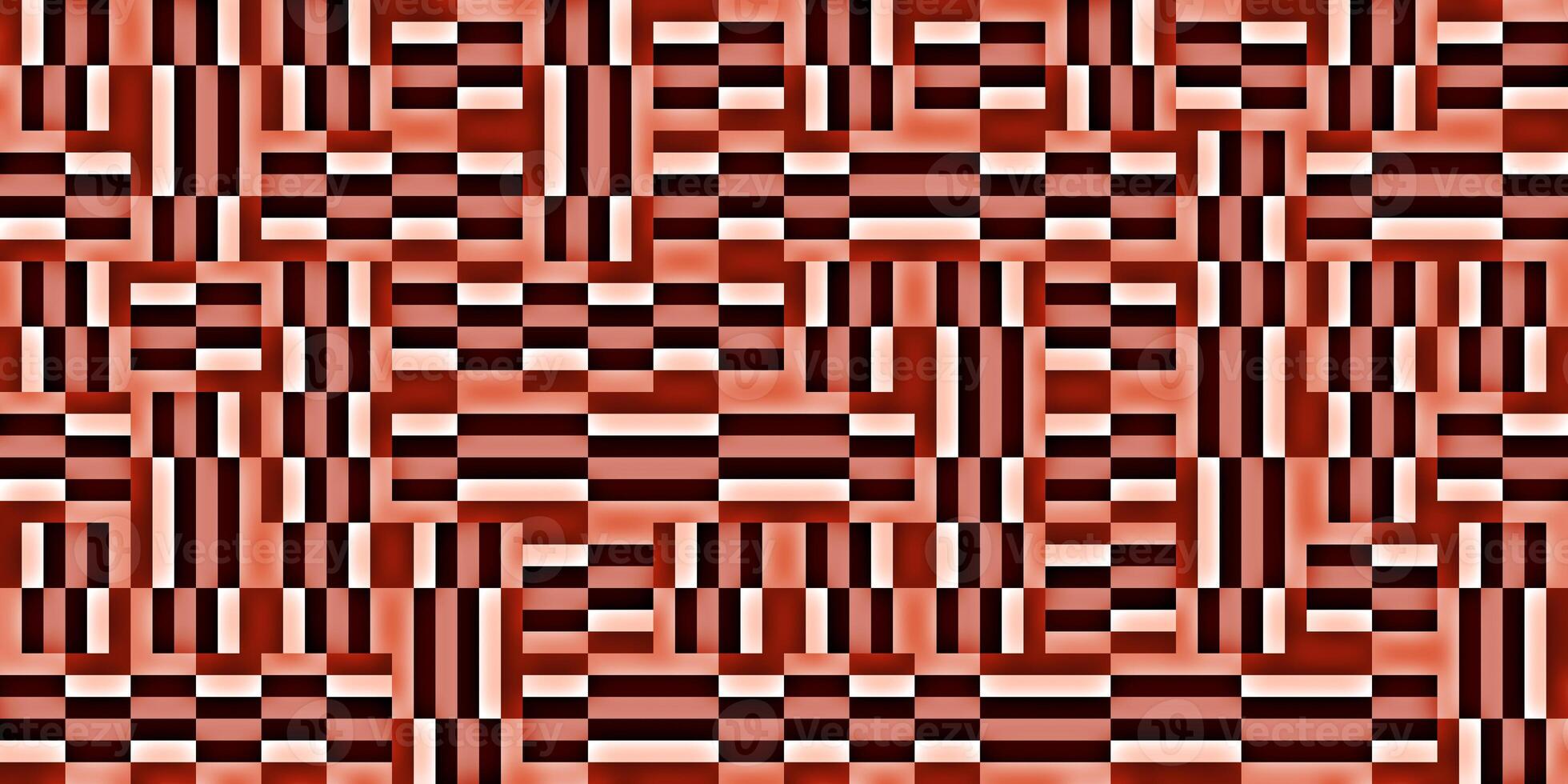 Red Modern Random Filling Geometric Shapes Pattern Background Texture. photo