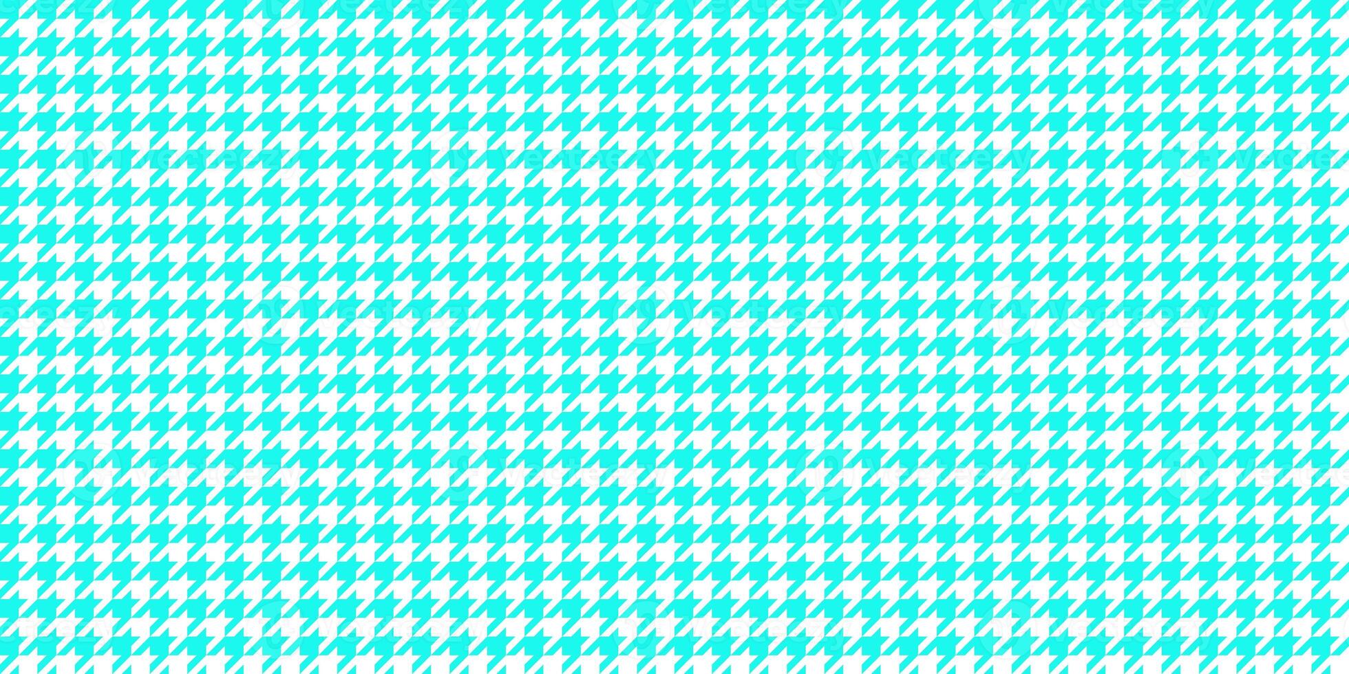 Sky Blue Seamless Houndstooth Pattern Background. Traditional Arab Texture. Fabric Textile Material. photo