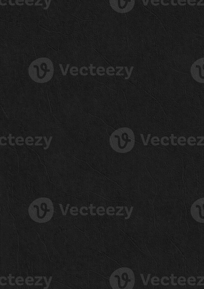 Leather black paper corrugated texture background. photo