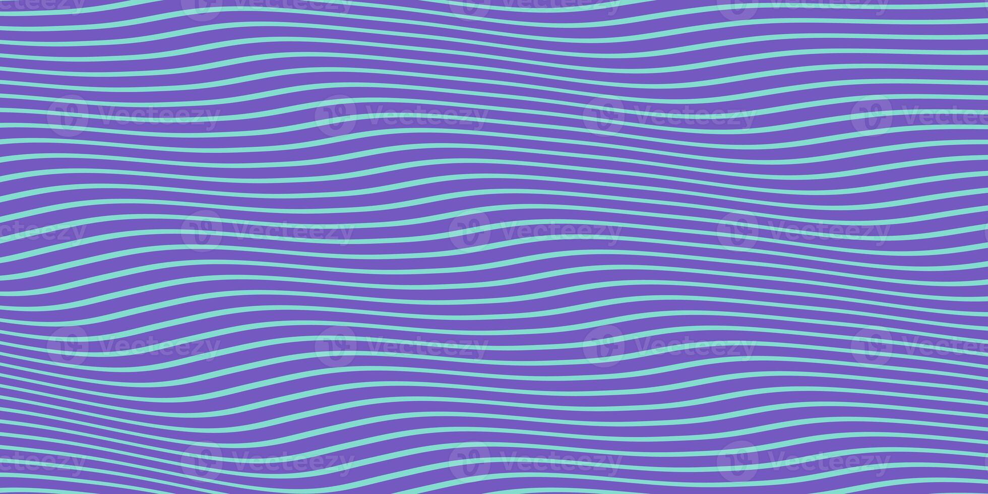 Blue Violet Seamless Hypnotic Waves Background. Stylish Colorful Ripples Texture. Dynamic Modern Backdrop. photo