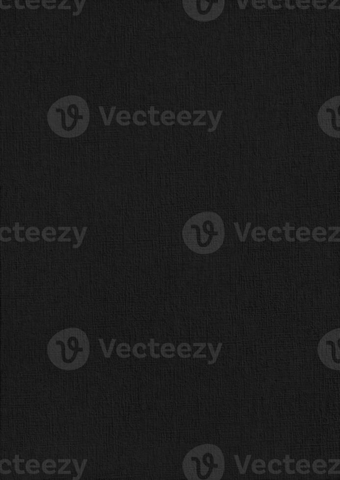 Linen black paper corrugated texture background. photo