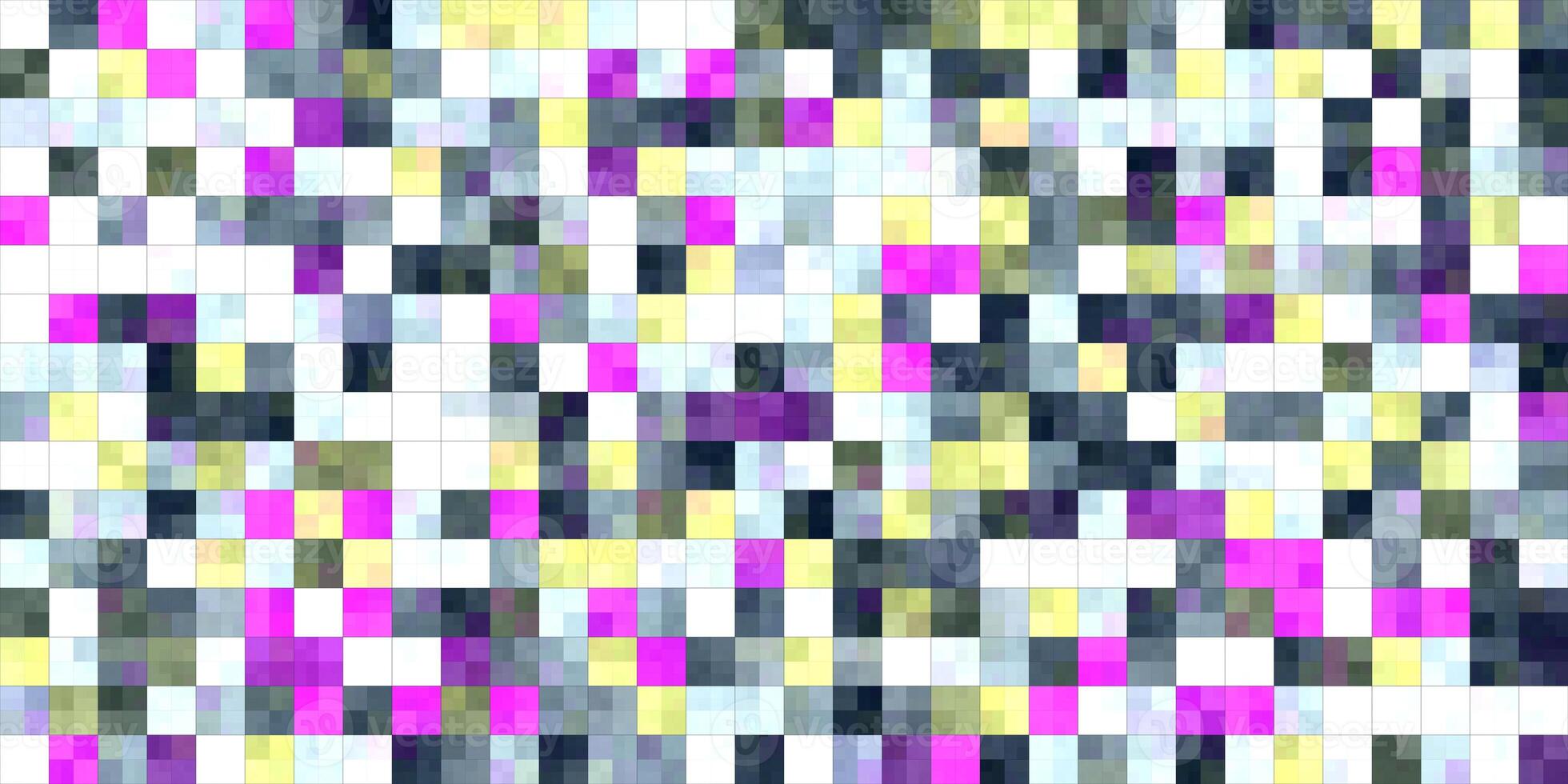 Bright Tiling Colored Squares. Colorful mosaic texture. Bright filling geometric backdrop. Seamless Backgrounds. photo