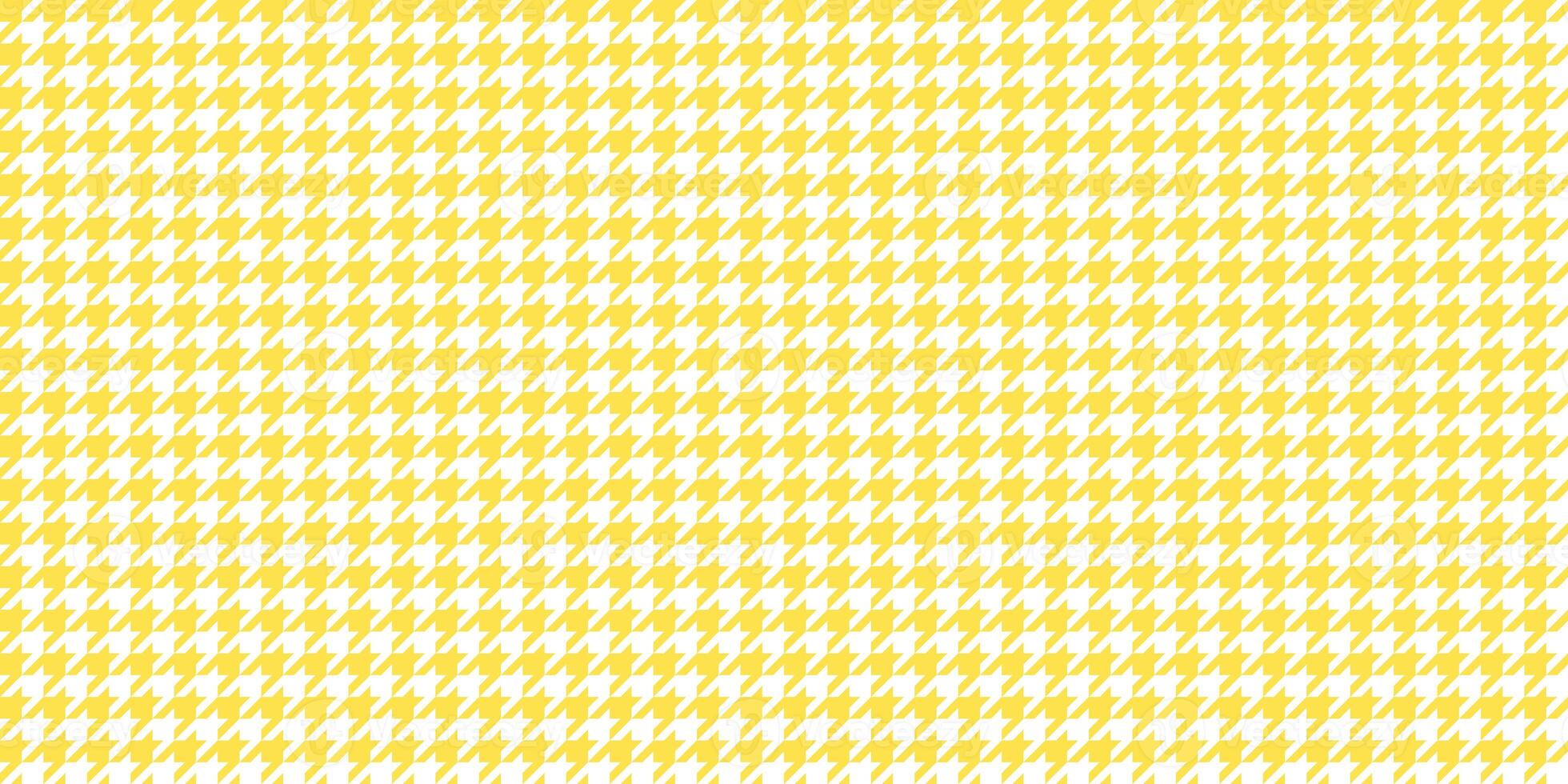 Yellow Seamless Houndstooth Pattern Background. Traditional Arab Texture. Fabric Textile Material. photo