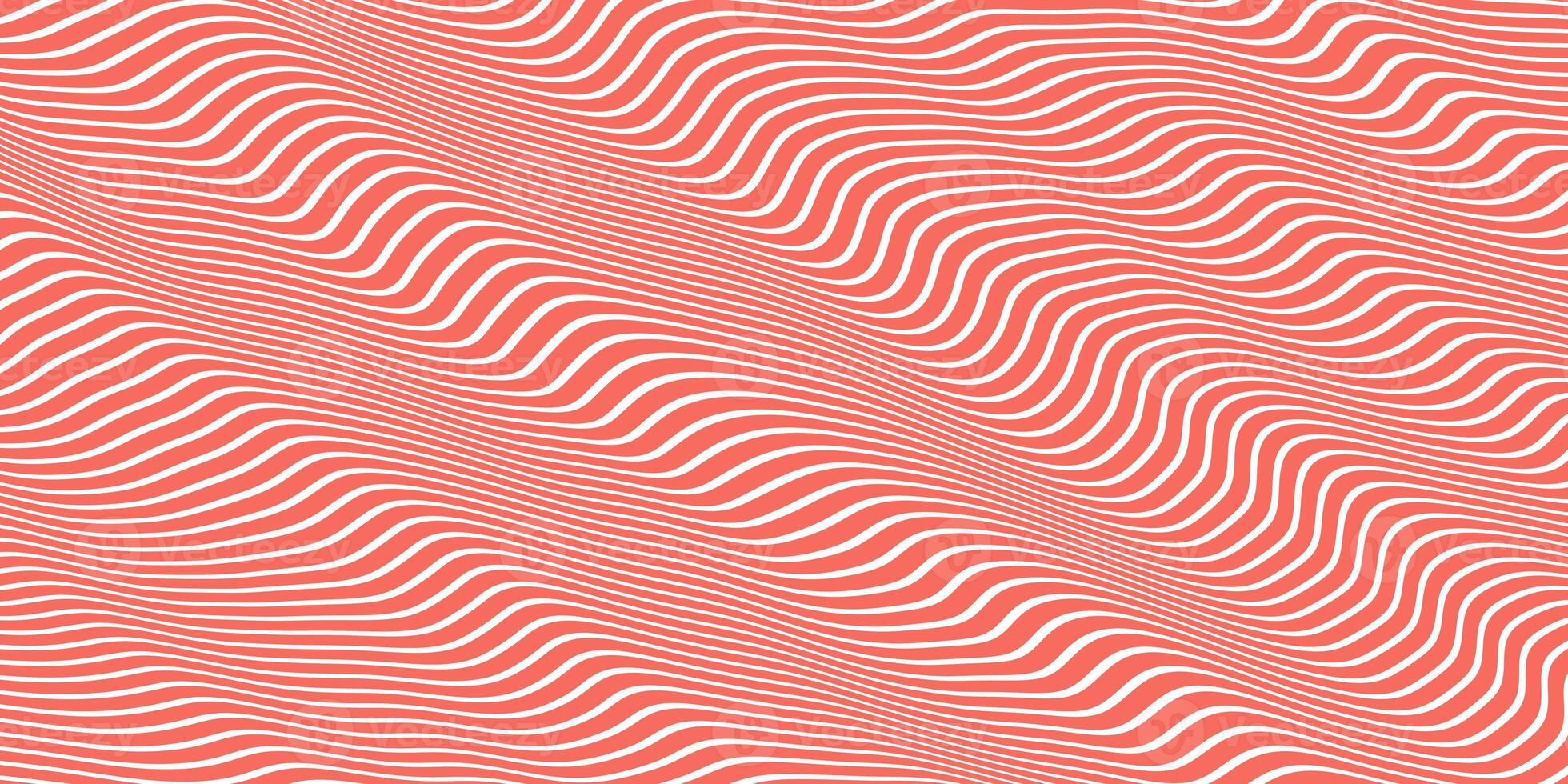 Salmon Seamless Hypnotic Waves Background. Stylish Colorful Ripples Texture. Dynamic Modern Backdrop. photo
