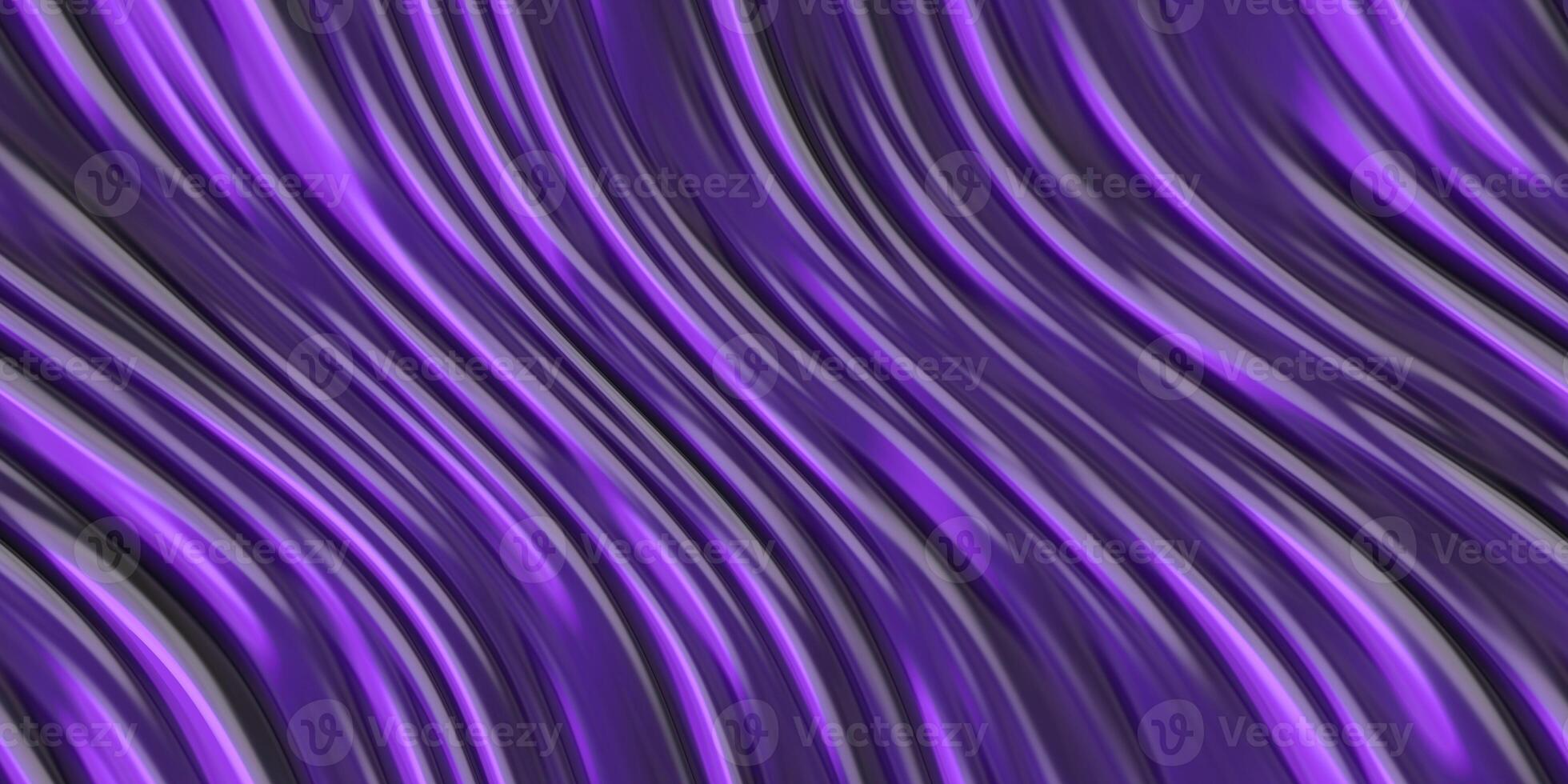 Fluid lilac purple black twist dynamic cream texture. Flowing colored abstract design backdrop. Creamy bent flower gel surface. Liquid curves motion background. photo