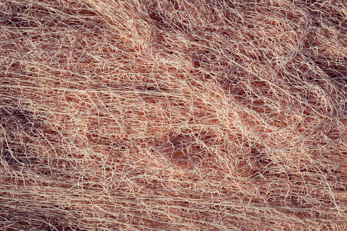 Nylon fishnet texture. Nautical marina background. photo