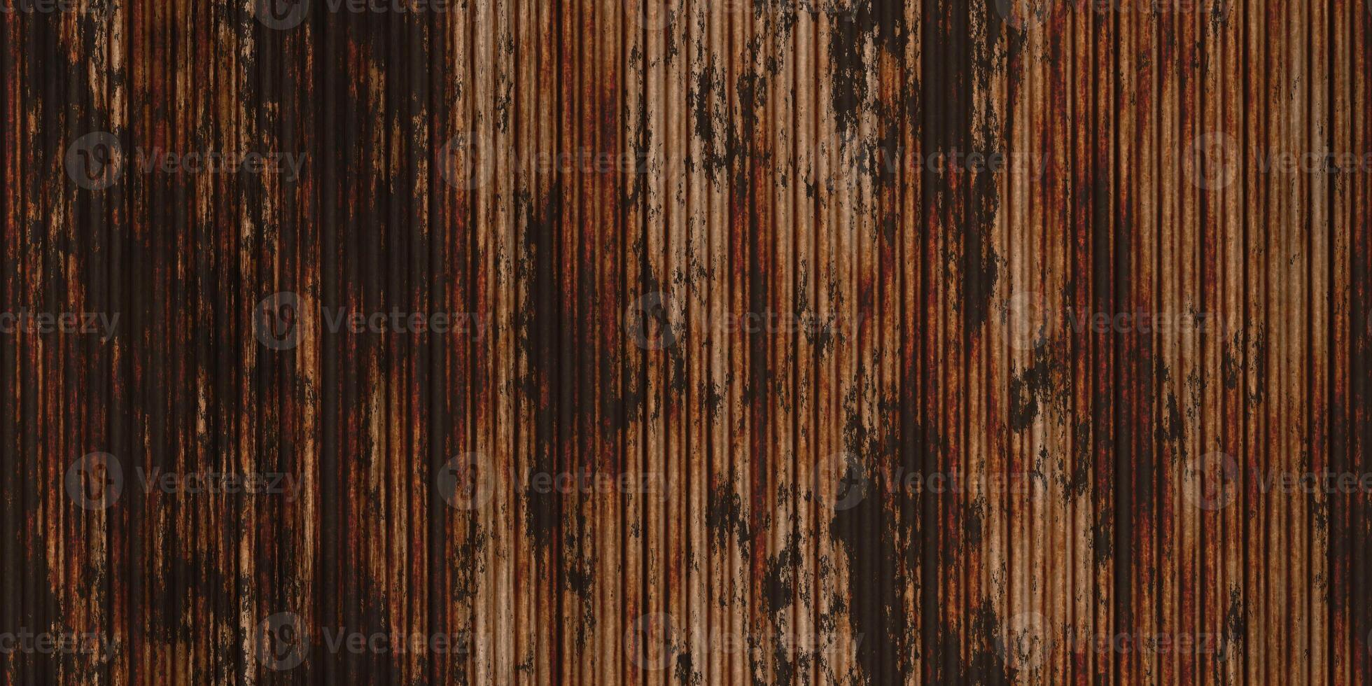 White hard rust fluted metal fencing backdrop. Corrugated metal texture. Crimp fence background. Ribbed metallic surface. Wavy iron wall pattern. photo