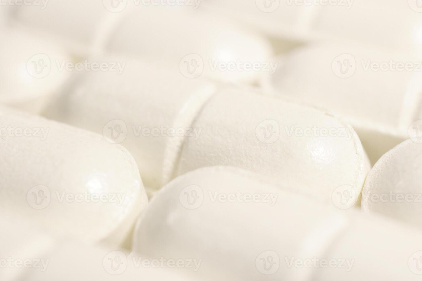 White Wool Knitting Texture. Horizontal Along Weaving Crochet Detailed Rows. Sweater Textile Background. Macro Closeup. photo
