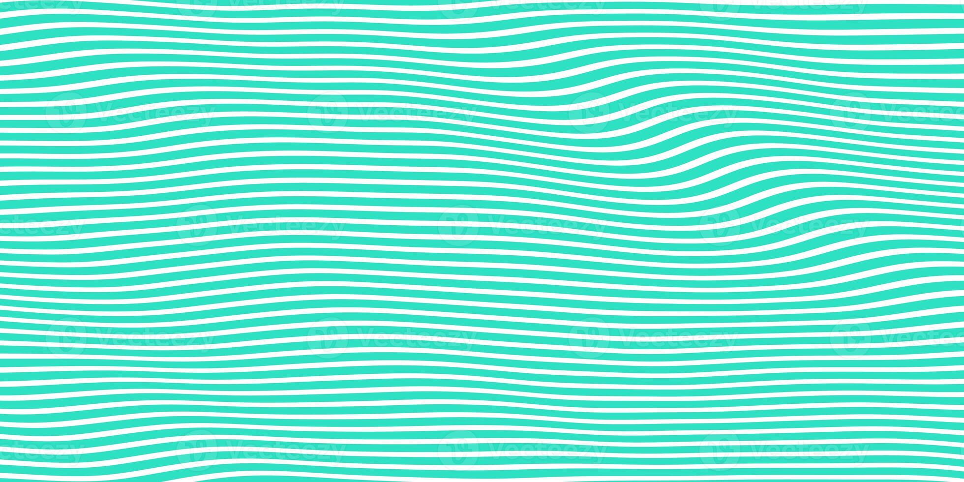 Light Turquoise Seamless Hypnotic Waves Background. Stylish Colorful Ripples Texture. Dynamic Modern Backdrop. photo