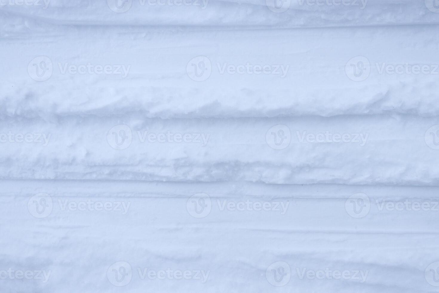 Snow skiing track surface. Ski trail texture. Ski run traces background. photo